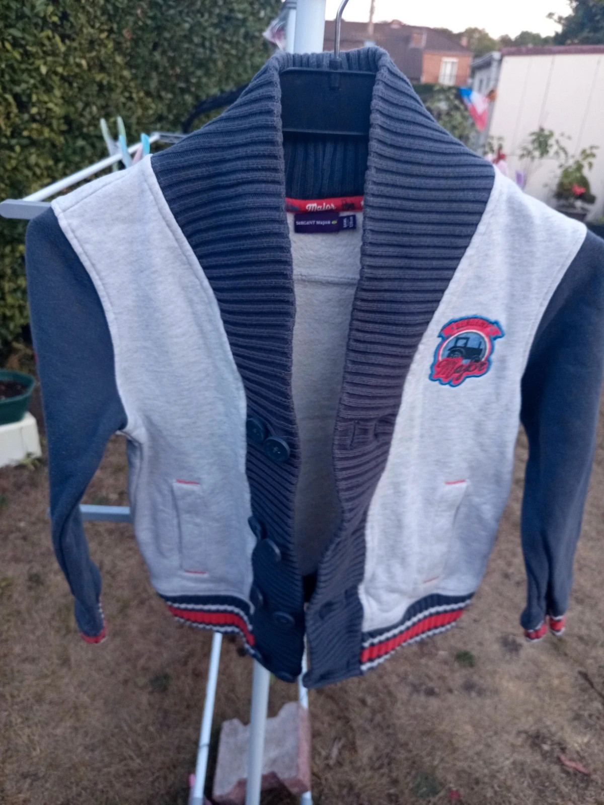 Veste Teddy col châle Sergent Major – 8 ans – Sergent Major – taille 8 ans / 128 cm 5