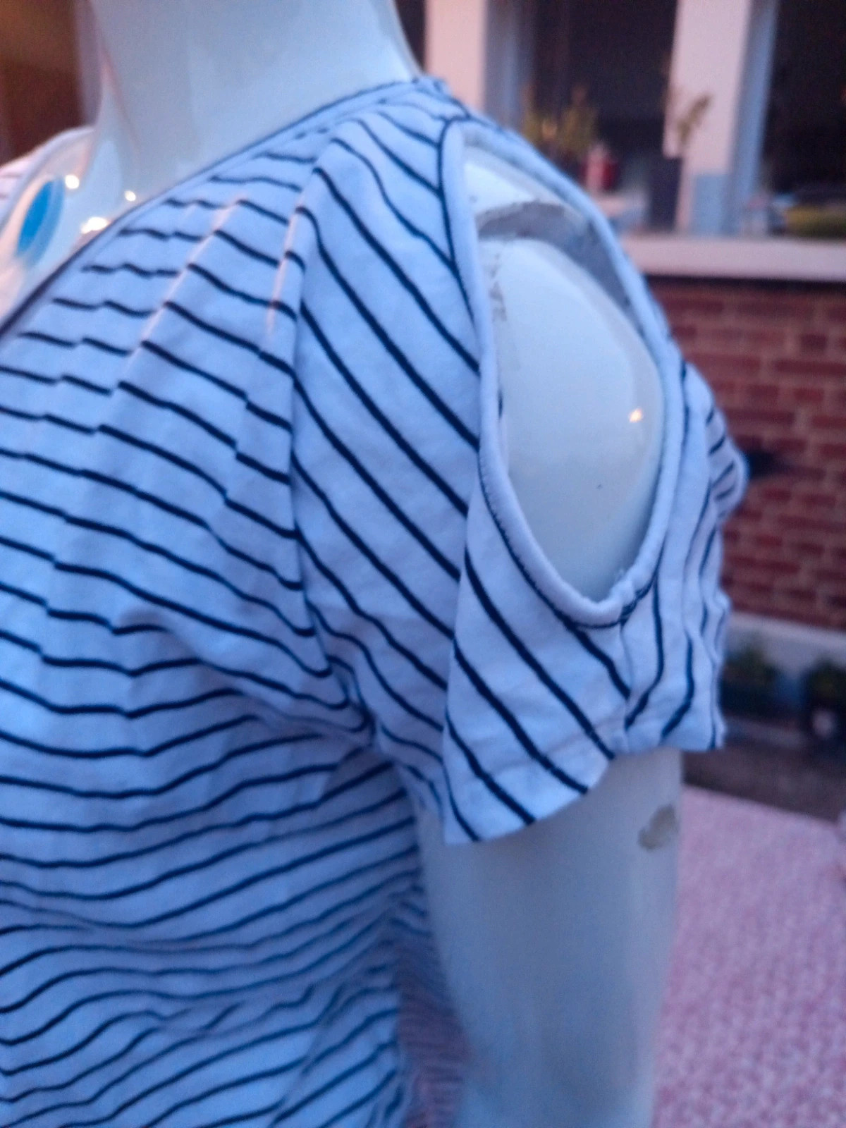 Top long marinière Esmara – Épaules dénudées – Esmara – taille S / 36 / 8 3