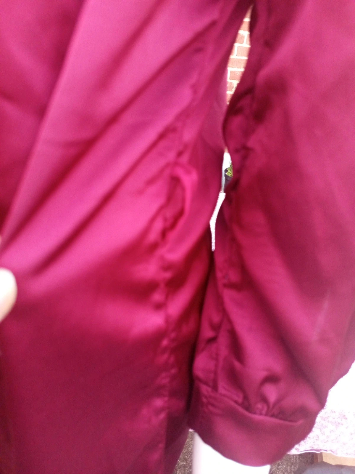 📌 TitreRobe fluide satinée bordeaux T.38 / M (Réversible) – taille M / 38 / 10 4