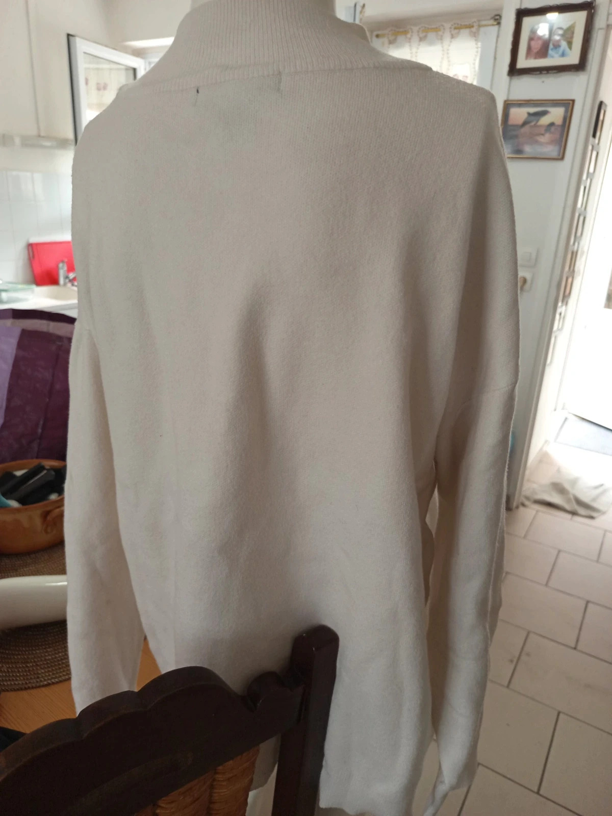 Pull doudou d'intérieur Primark écru – – Primark – taille XL / 42 / 14 2