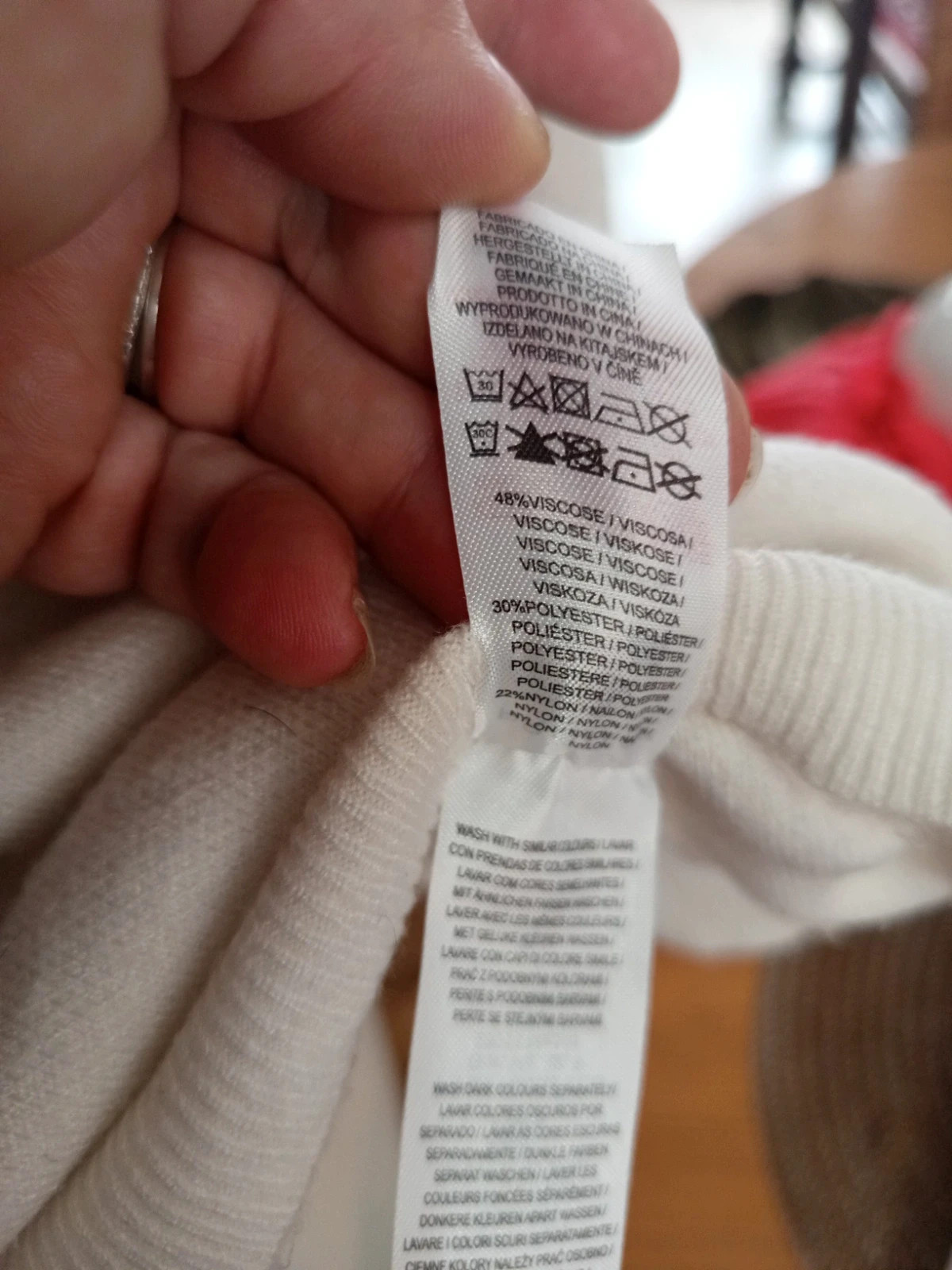 Pull doudou d'intérieur Primark écru – – Primark – taille XL / 42 / 14 5