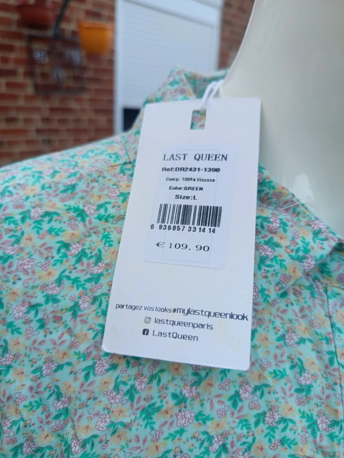 robe last queen paris avec étiquette (a retaper / upcycling) – Last Queen – taille L / 40 / 12 5