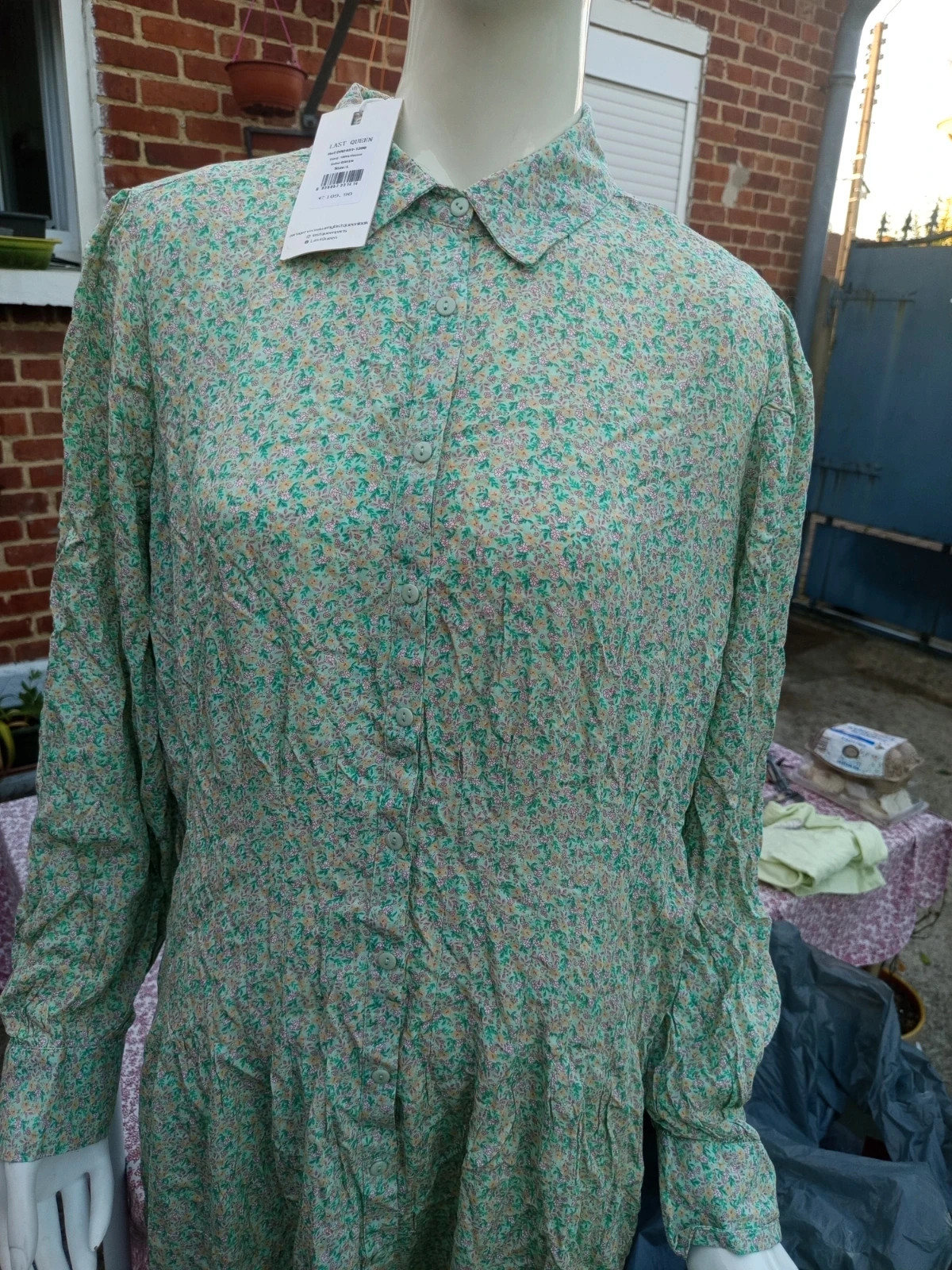 robe last queen paris avec étiquette (a retaper / upcycling) – Last Queen – taille L / 40 / 12