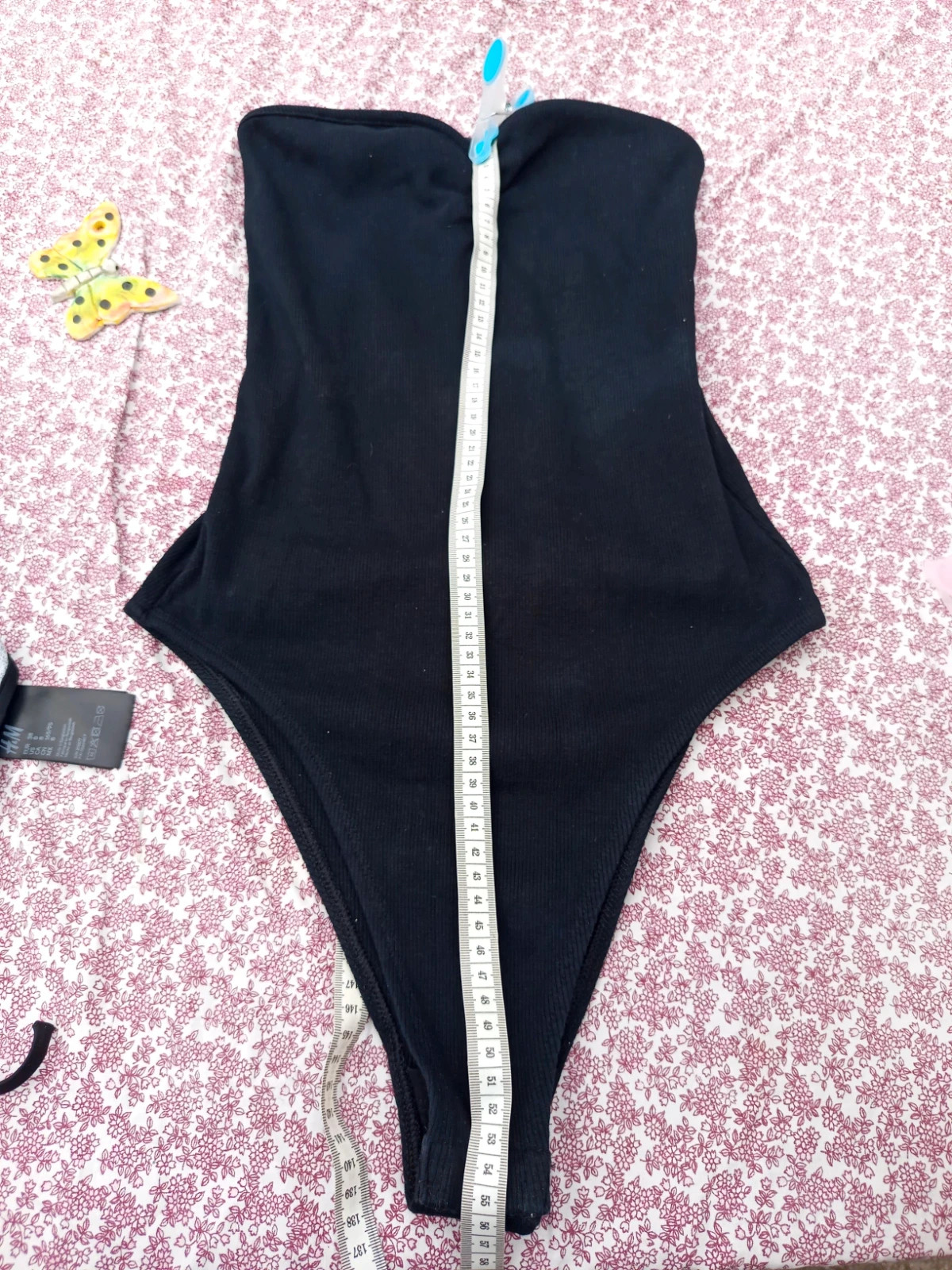 Body bustier noir côtelé Jennyfer – Jennifer – taille S / 36 / 8 5
