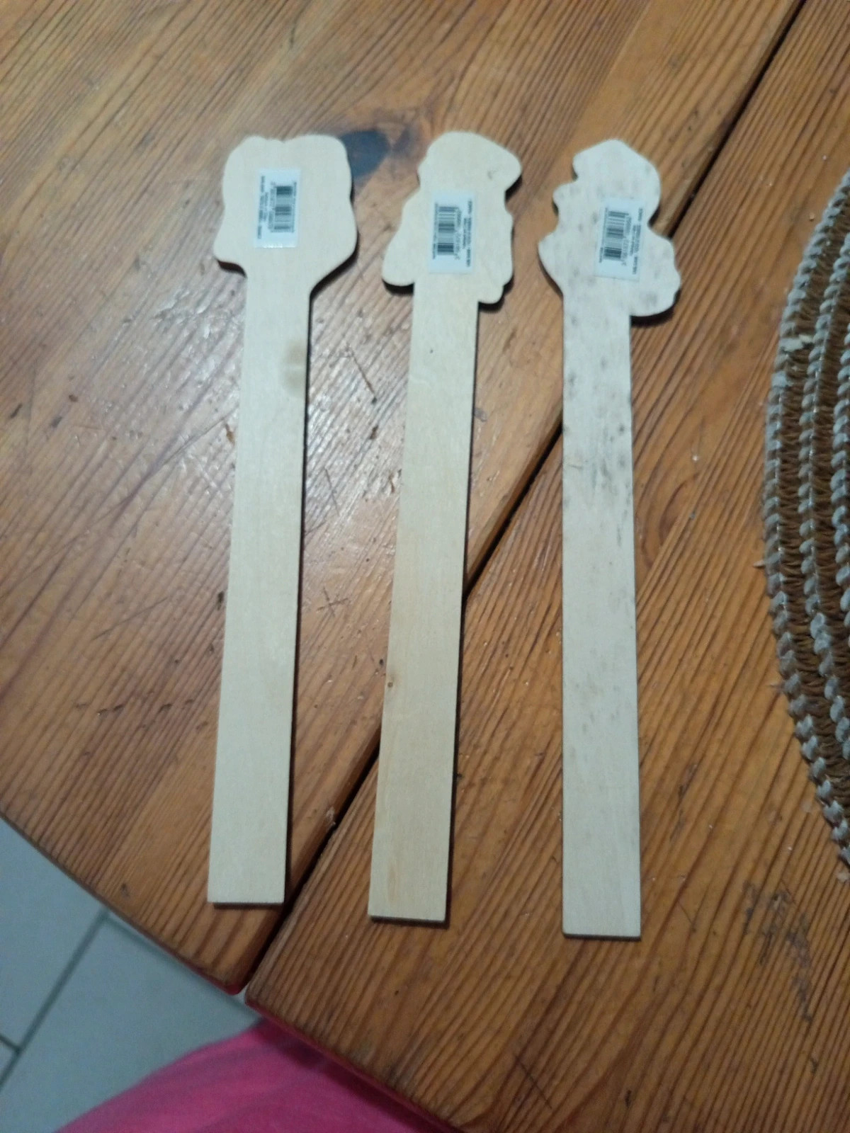 Dani (Lot de 3 règles en bois enfant 15 cm - Créations Dani) – DANI 3
