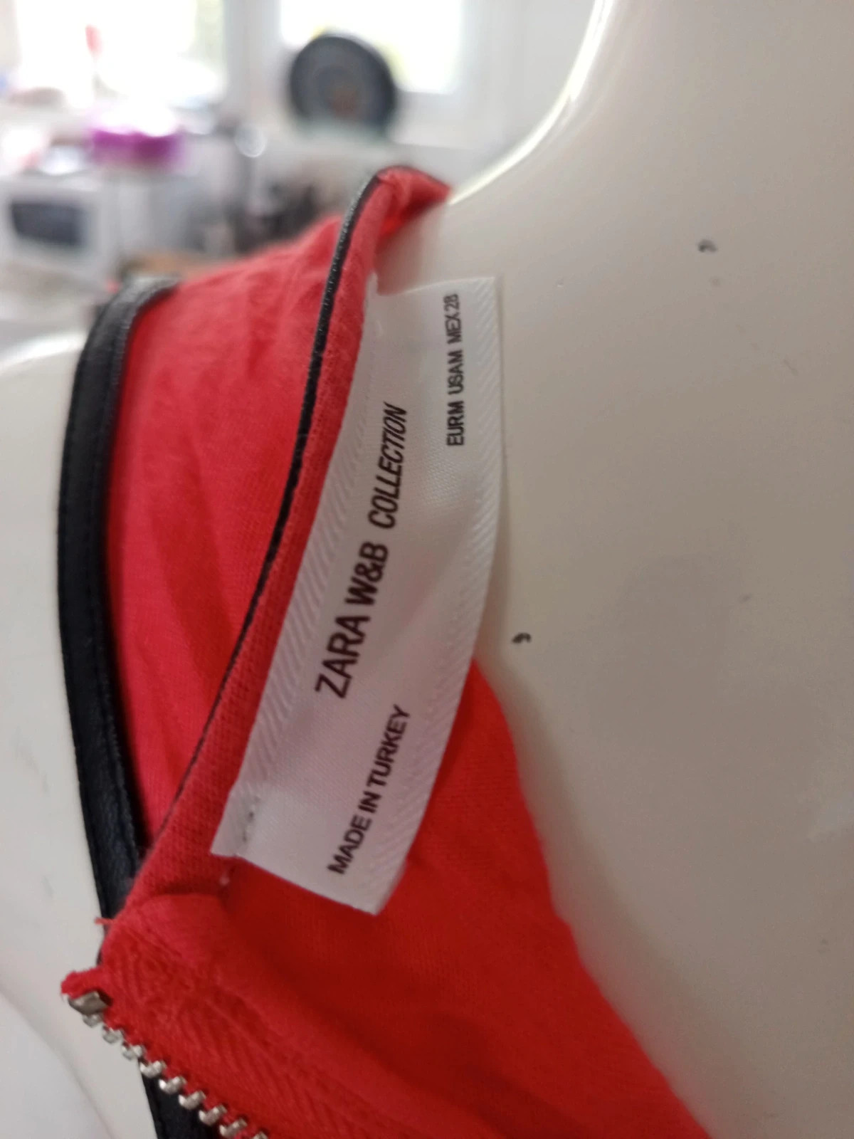 Débardeur fluide rouge corail Zara avec zip au dos – Zara – taille M / 38 / 10 4
