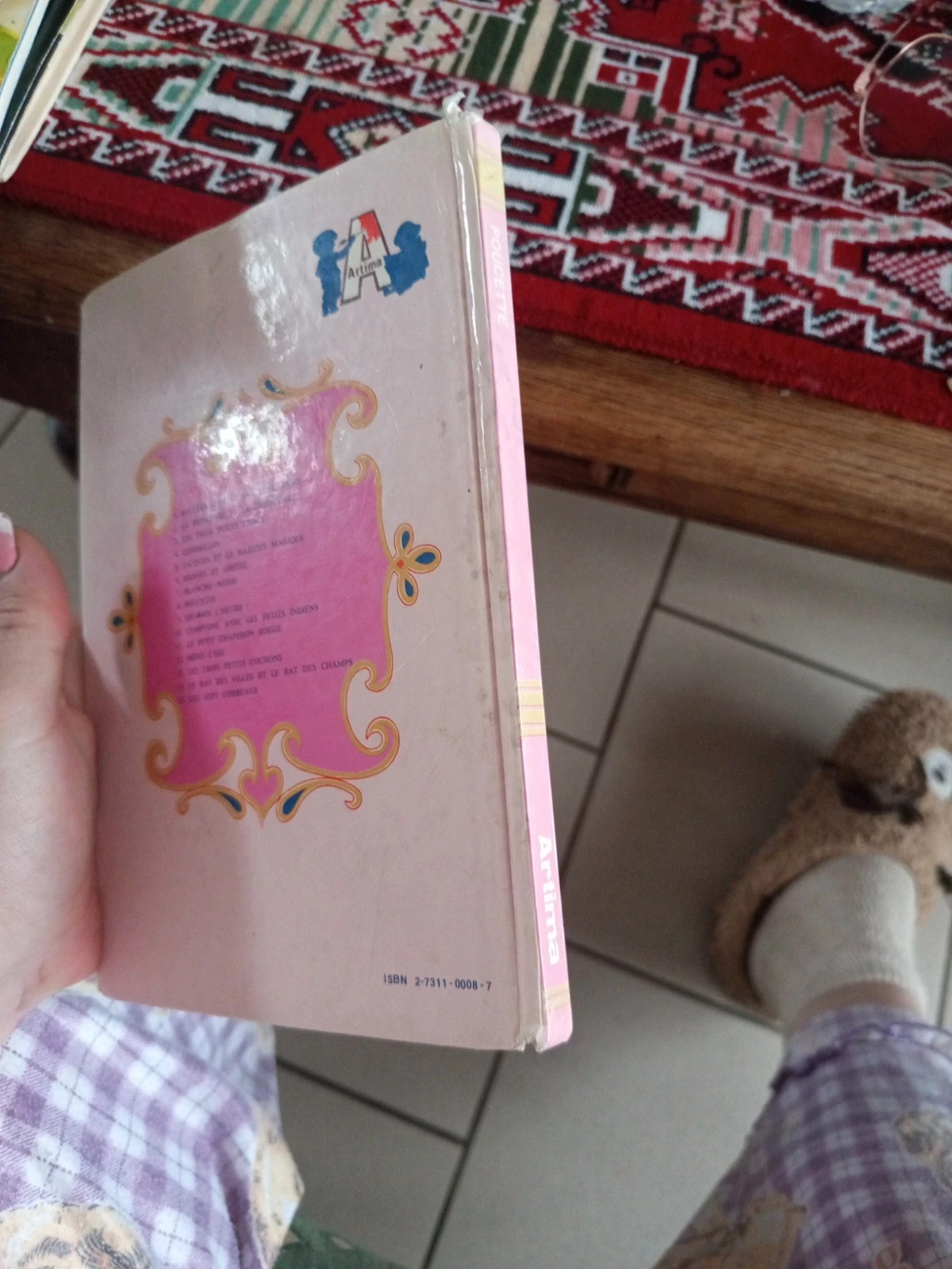Contes en rose livre vintage titre poucette – contes en rose 3