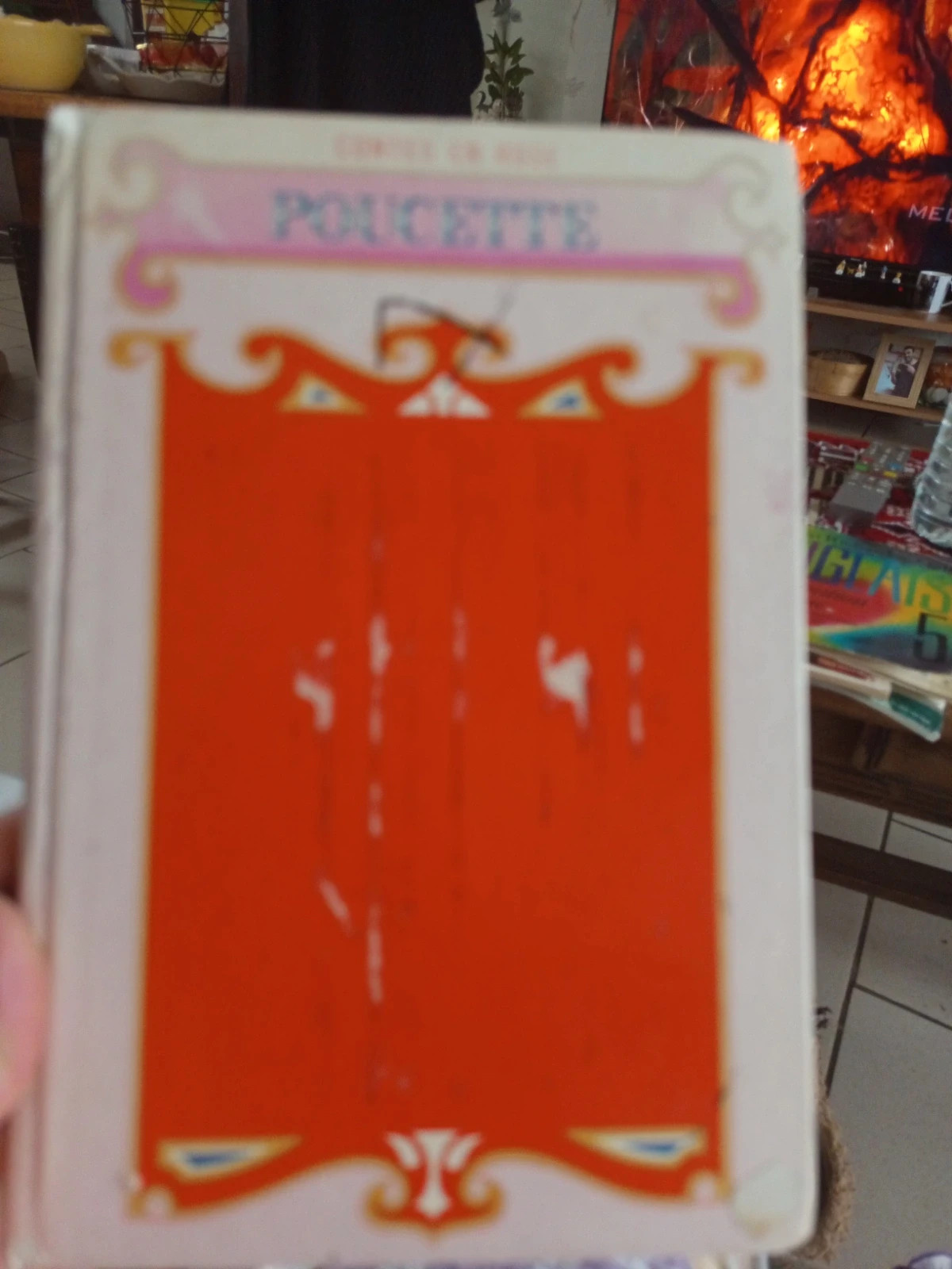 Contes en rose livre vintage titre poucette – contes en rose 2