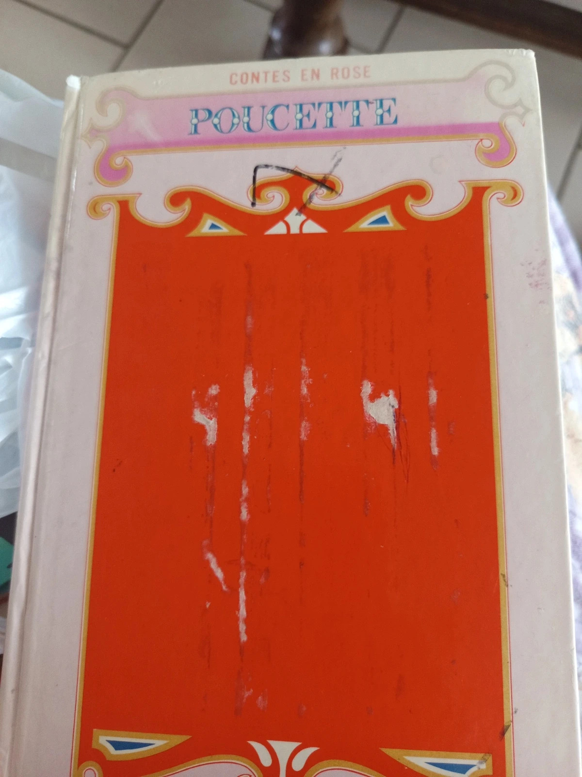 Contes en rose livre vintage titre poucette – contes en rose