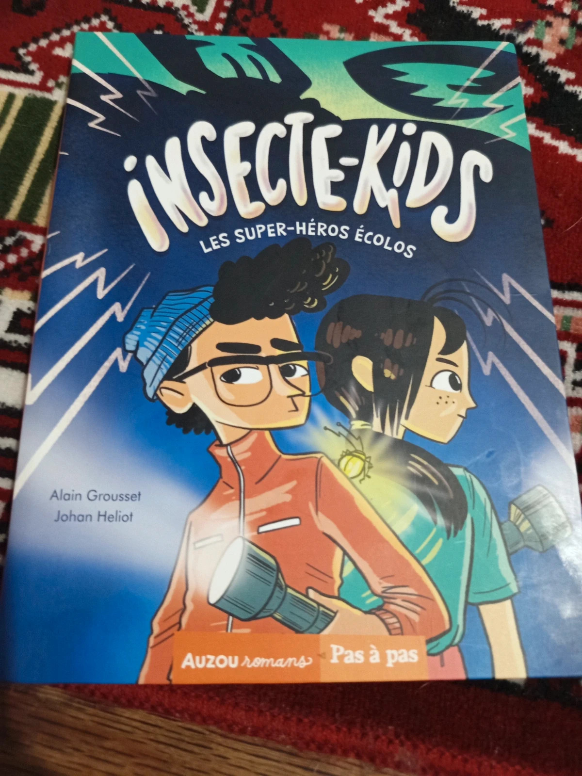 Livre pour enfants super -héros-écolos