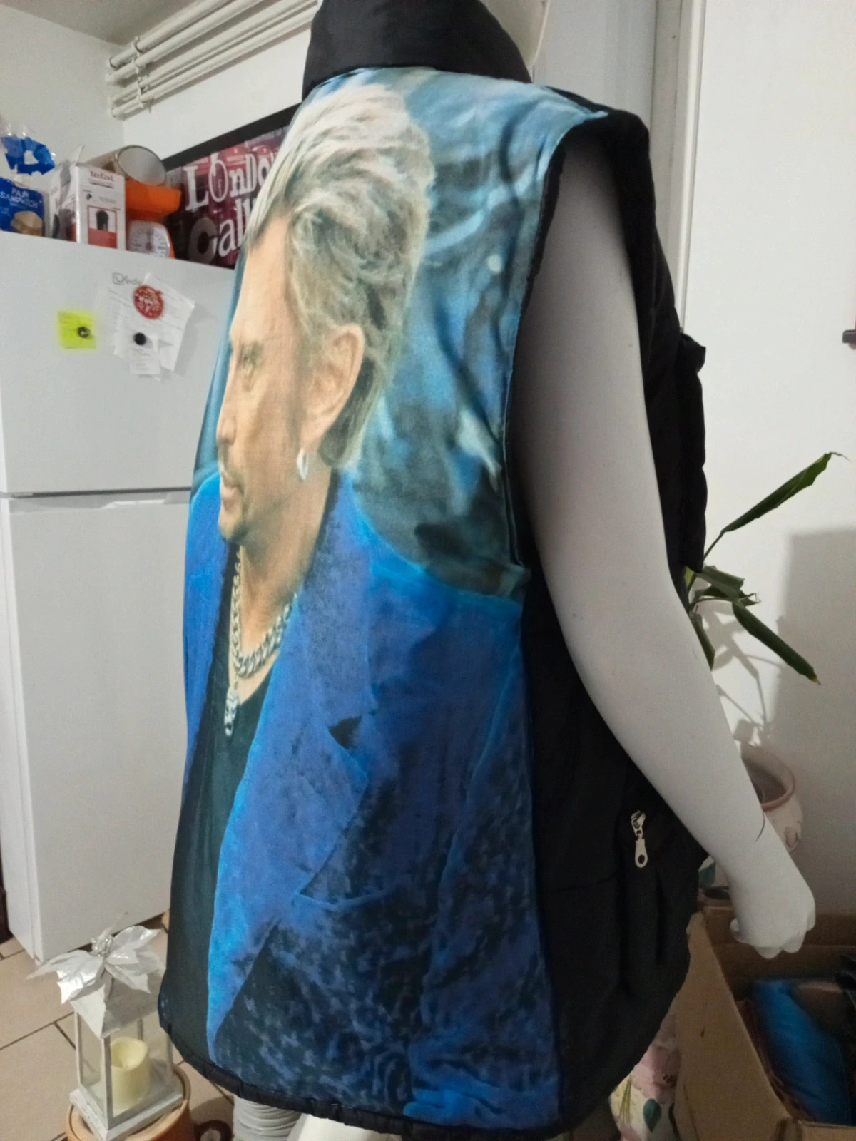 Johnny Hallyday veste sans manches- Taille XXL - Collector Flashback Tour – johnny hallyday – taille XXL 3