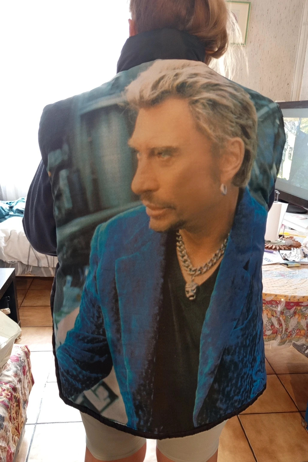 Johnny Hallyday veste sans manches- Taille XXL - Collector Flashback Tour – johnny hallyday – taille XXL 5