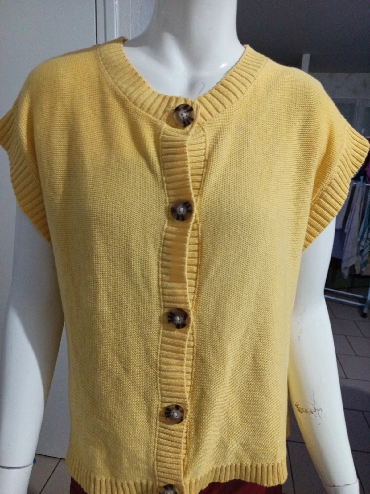 Gilet sans manches jaune moutarde Blancheporte – Taille L / 42 – Blancheporte – taille L / 40 / 12 2