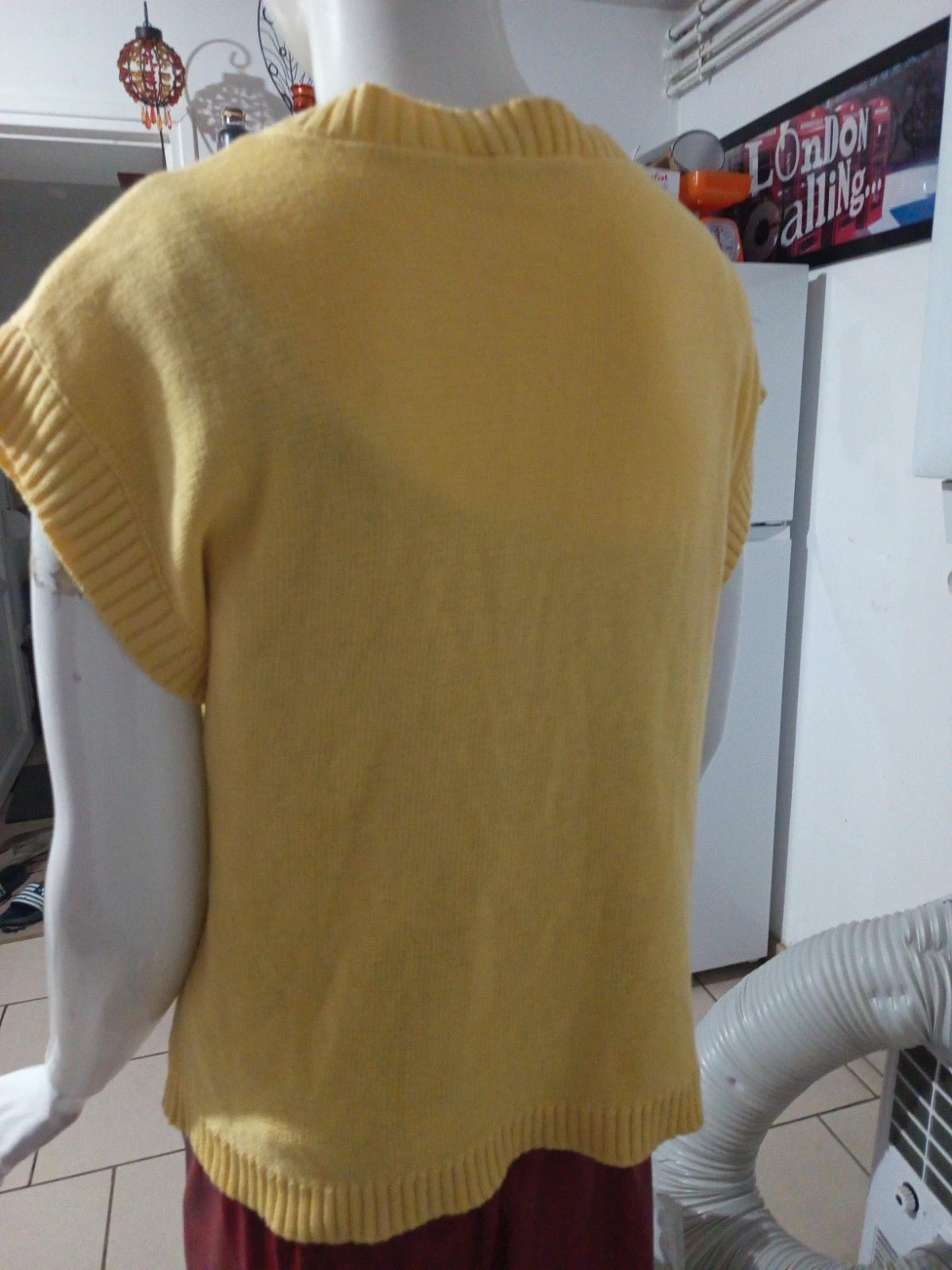 Gilet sans manches jaune moutarde Blancheporte – Taille L / 42 – Blancheporte – taille L / 40 / 12 5