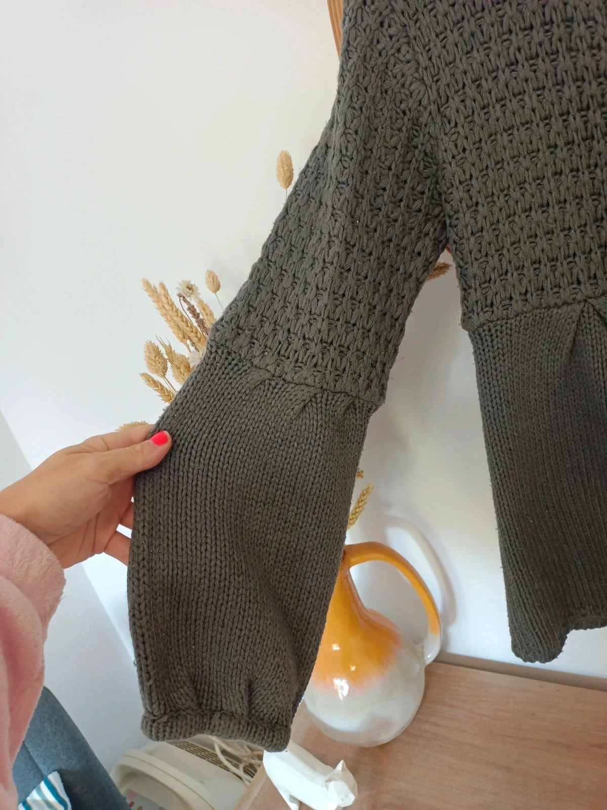Chaqueta Punto Gris – Knit Cardigan Chic Vintage Style – Lafayette – taille S / 36 / 8 5