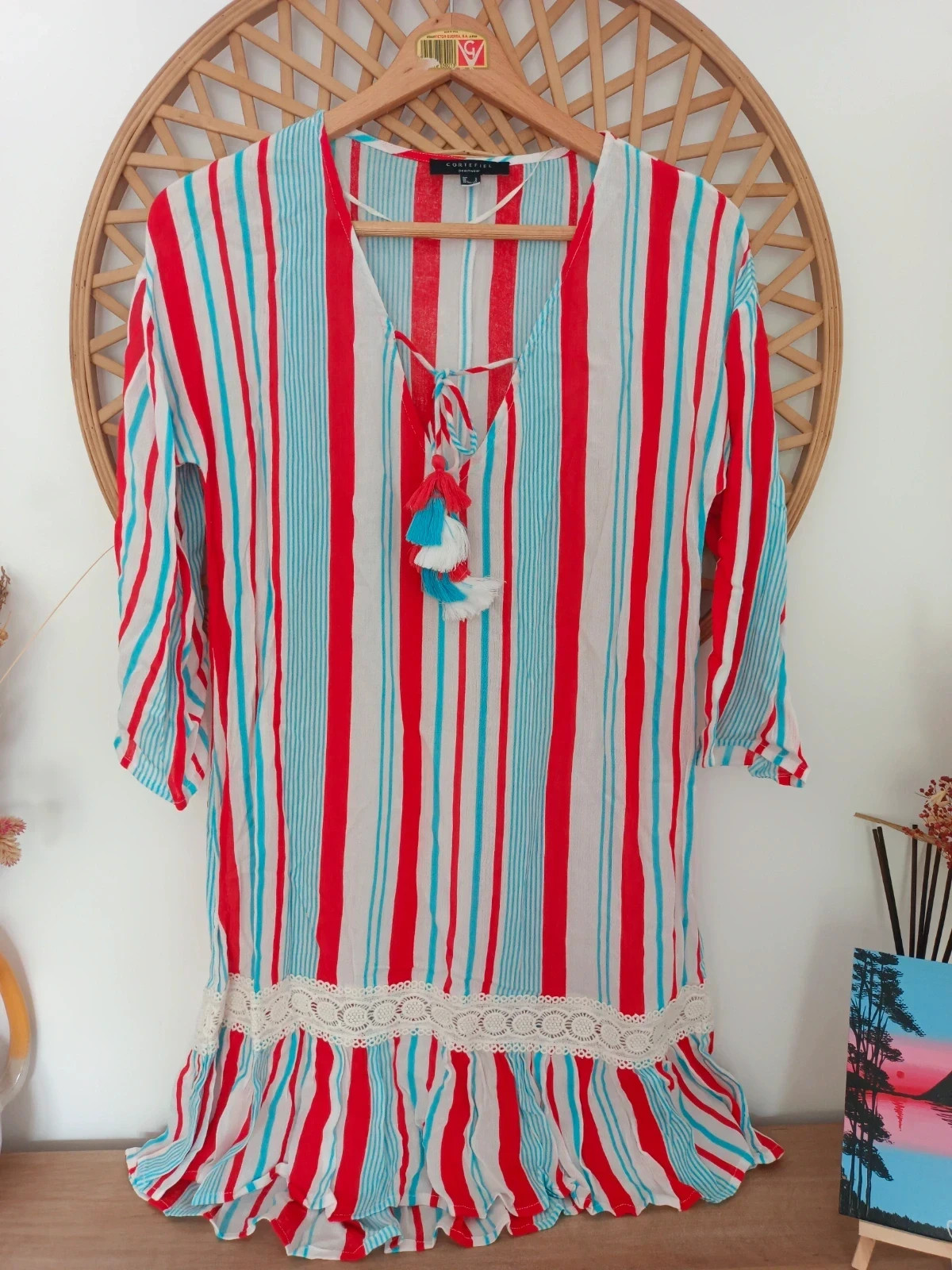 Vestido/Túnica playera Cortefiel Beachwear – Talla S – Cortefiel – taille S / 36 / 8 2