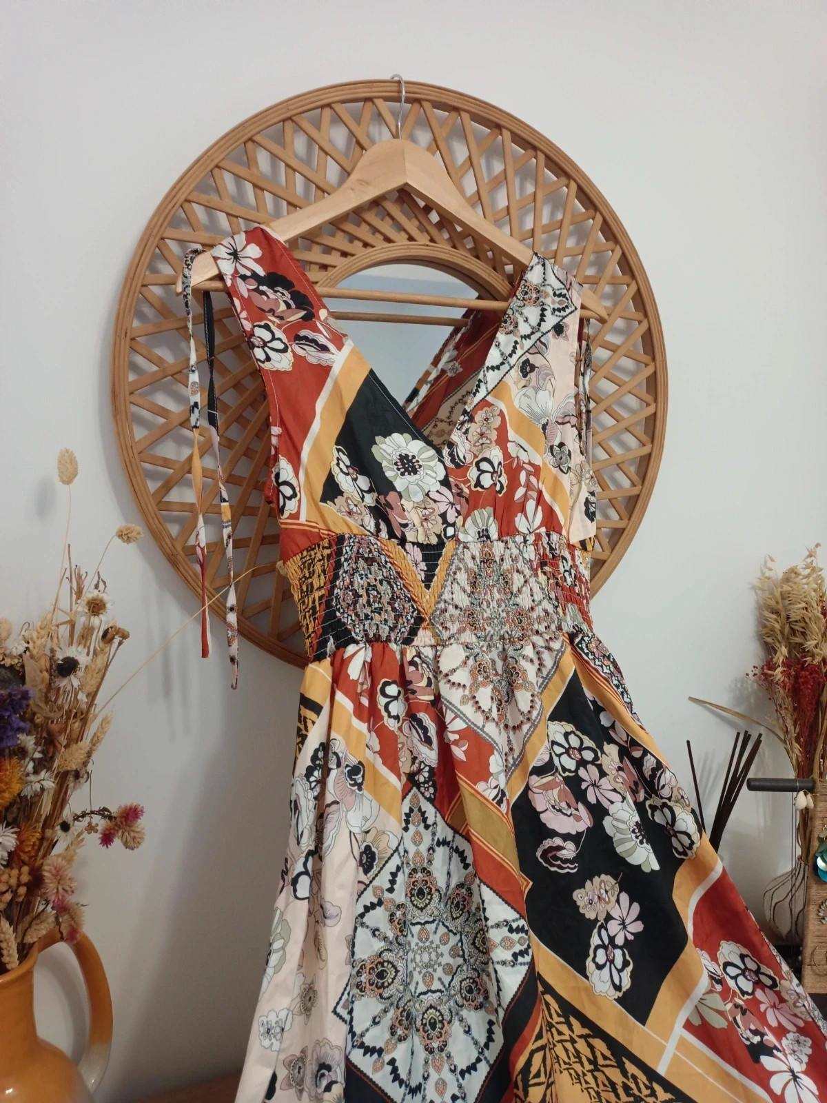 Vestido Long Dress Boho Floral Patchwork Robe Longue Love Me Maxi Dress Romantic Summer – Love Me – taille S / 36 / 8 3