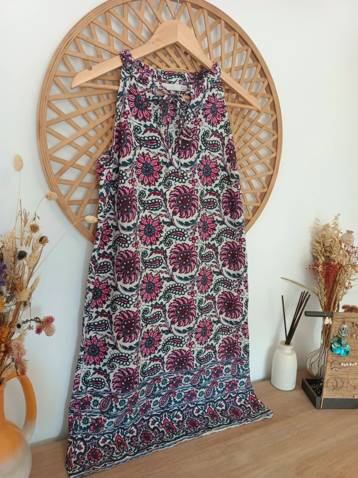 Robe bohème floral paisley boho dress Sfera casual summer vestido hippie chic – Sfera – taille S / 36 / 8 3