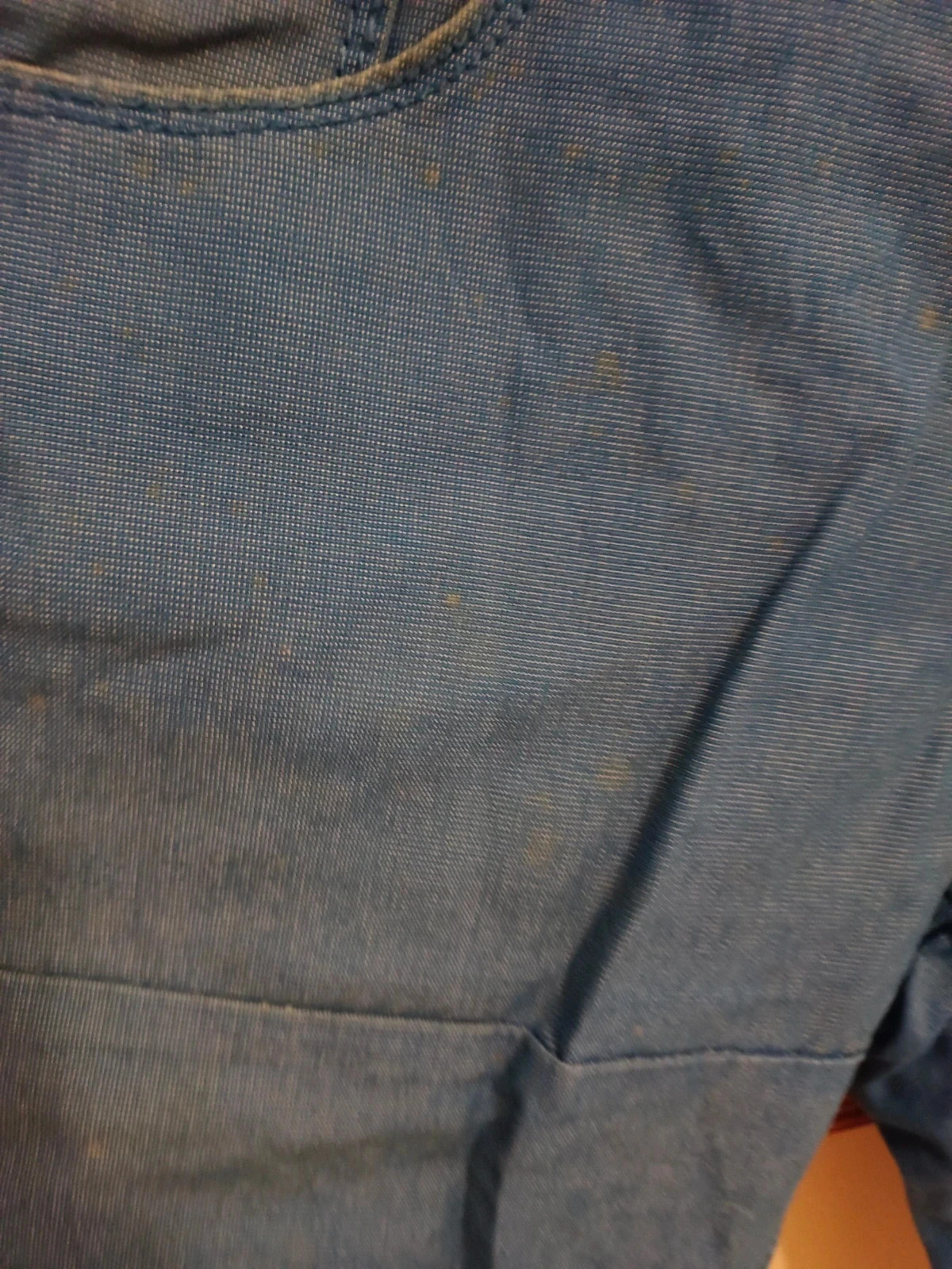 Bermuda azul de estilo casual, bolsillos traseros y delanteros, TMK vintage – TMK Jeans – taille W23 | FR 32 3