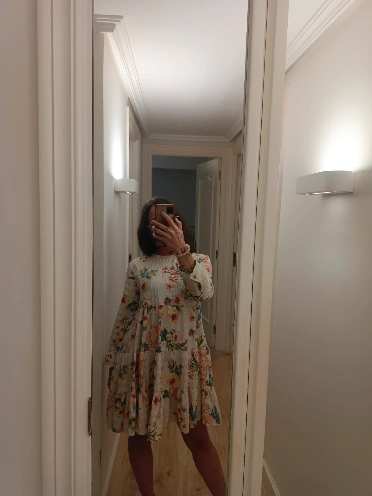 vestido zara floral boho romantic dress manga larga XS-S – Zara – taille XS / 34 / 6 2