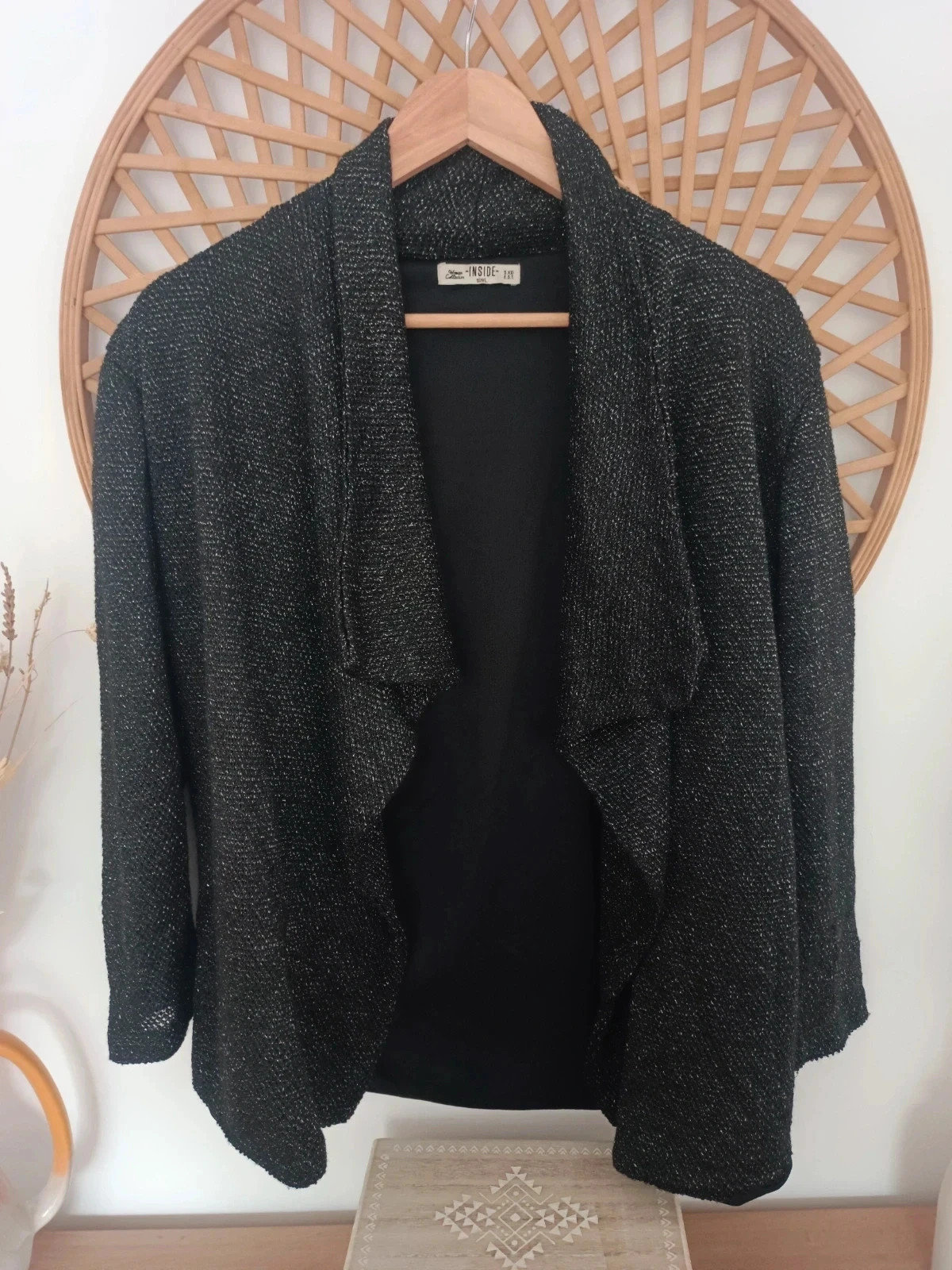 Chaqueta ligera de punto con brillo de la marca Inside. Talla L, estilo fluido y elegante – Inside – taille L / 40 / 12 2