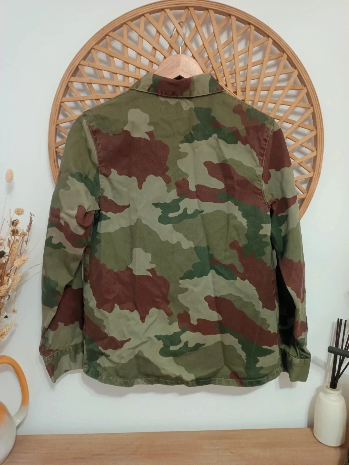 Zara TRF camouflage jacket military style / chaqueta camuflaje algodón – Zara Trafaluc – taille S / 36 / 8 5