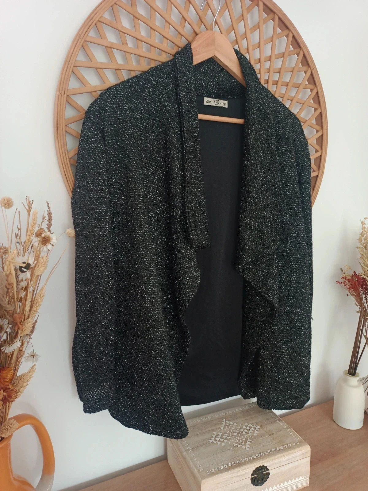 Chaqueta ligera de punto con brillo de la marca Inside. Talla L, estilo fluido y elegante – Inside – taille L / 40 / 12 3