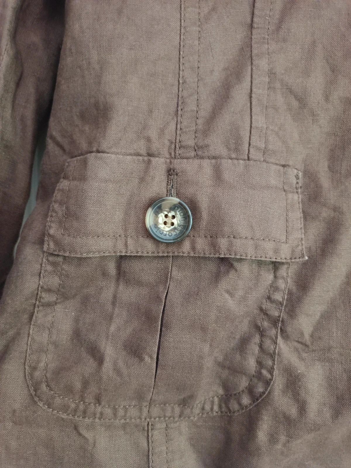 Blazer marrón de lino Escorpion – talla S – Escorpion – taille S / 36 / 8 5