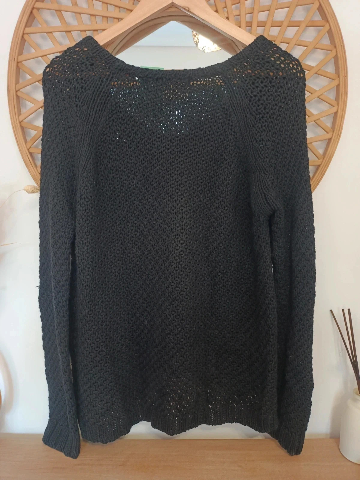 Zara Knit sweater pull jersey negro algodón size M cozy – Zara Knit – taille M / 38 / 10 5