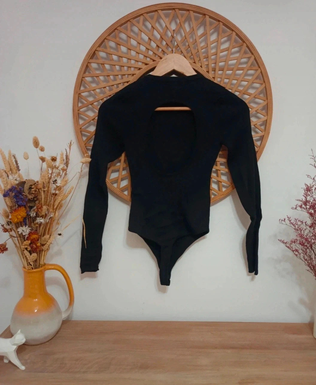 Body de invierno de manga larga con tachuelas plateadas – Bershka – taille S / 36 / 8 2