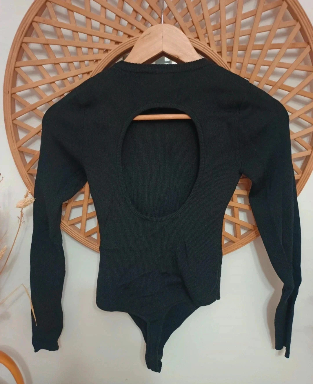 Body de invierno de manga larga con tachuelas plateadas – Bershka – taille S / 36 / 8 4