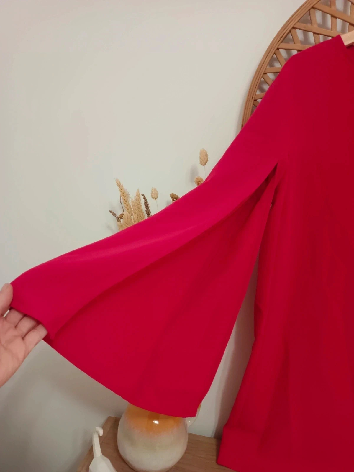 Vestido ZARA fucsia elegante / pink chic dress / robe rose vibrante / abito fucsia raffinato – Zara – taille S / 36 / 8 4
