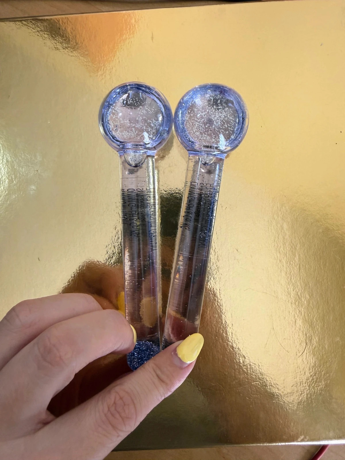 💜Cien Beauty Masajeadores Faciales de Cristal Fríos Morados – Nuevos 💜 – Cien 3