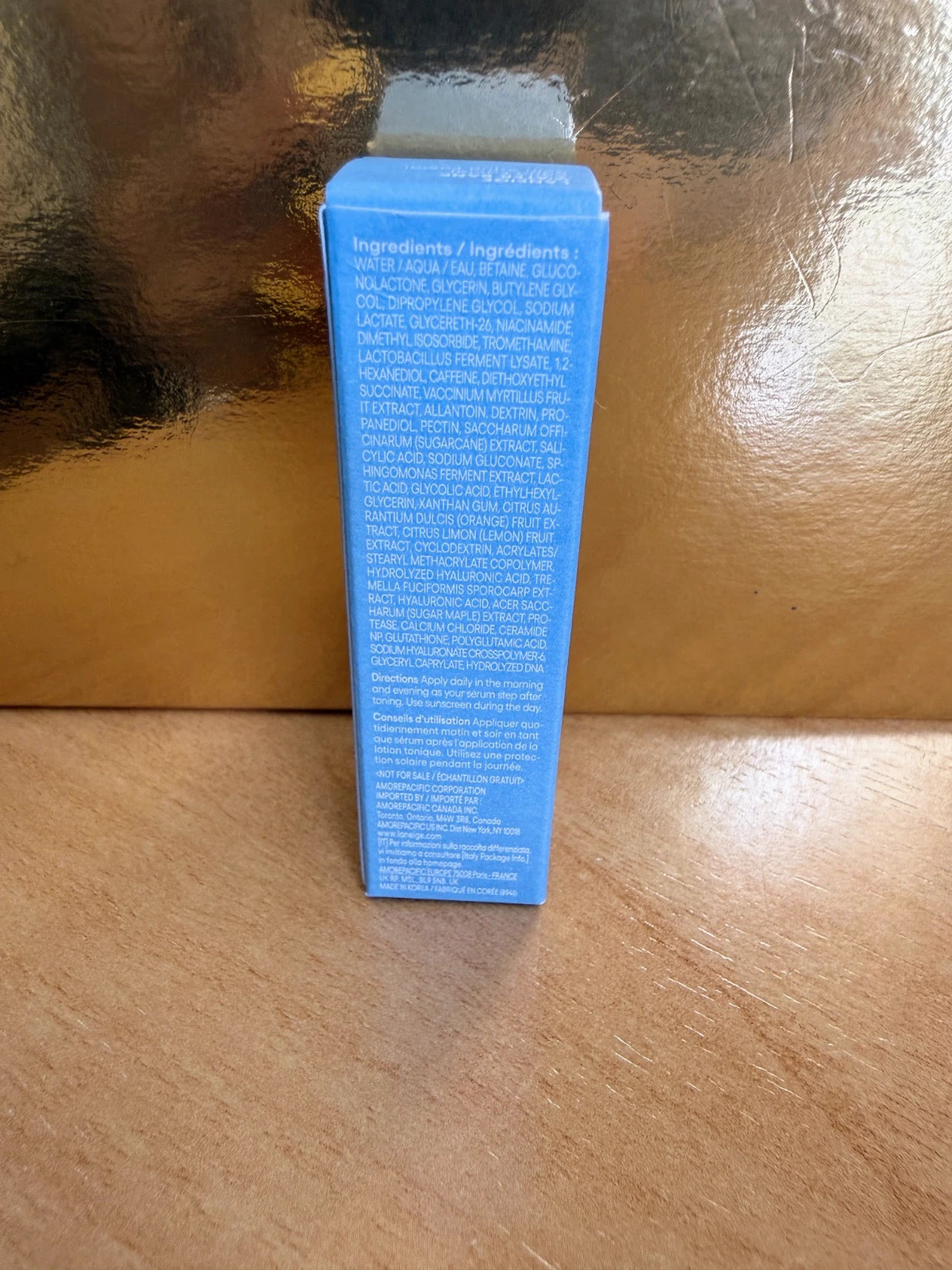 💙Laneige Water Bank Aqua Facial Serum 5 ml – Nuevo sin abrir💙 – Laneige 5