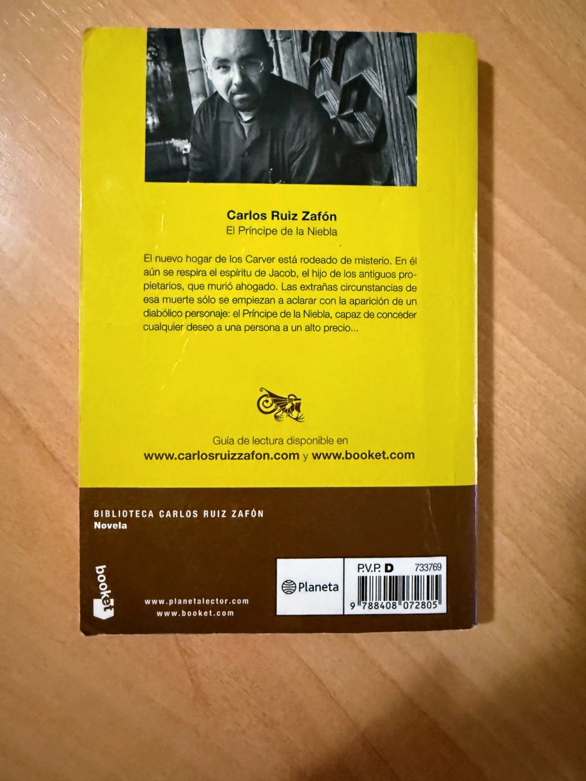 Carlos Ruiz Zafón El príncipe de la niebla – Bolsillo usado 4