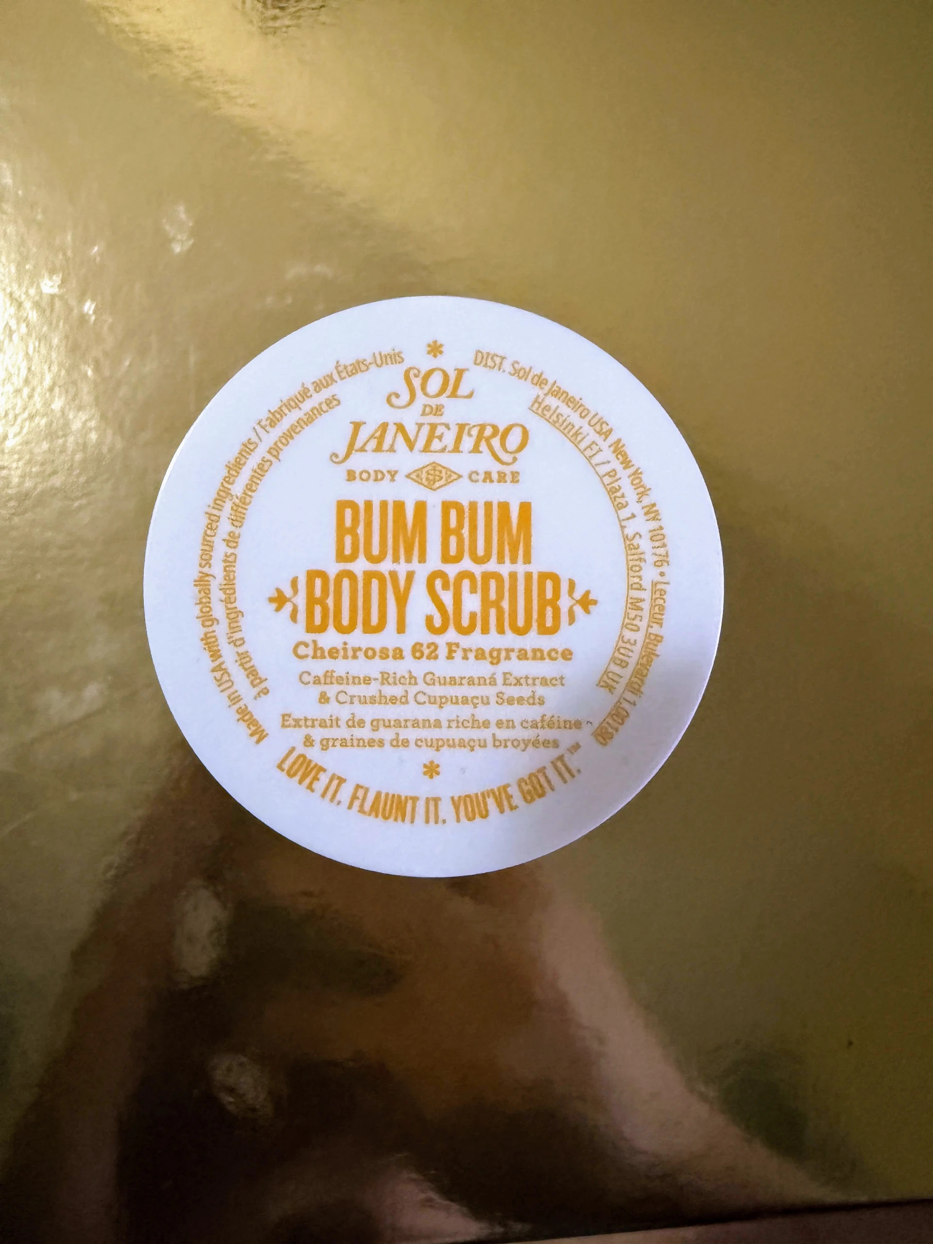 🌴Sol de Janeiro Bum Bum Body Scrub Cheirosa 62 20 g – Nuevo sin abrir🌴