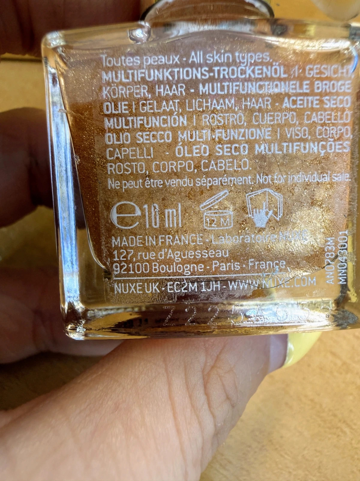💛Nuxe Huile Prodigieuse Or 10 ml – Nuevo sin abrir💛 – Nuxe 3