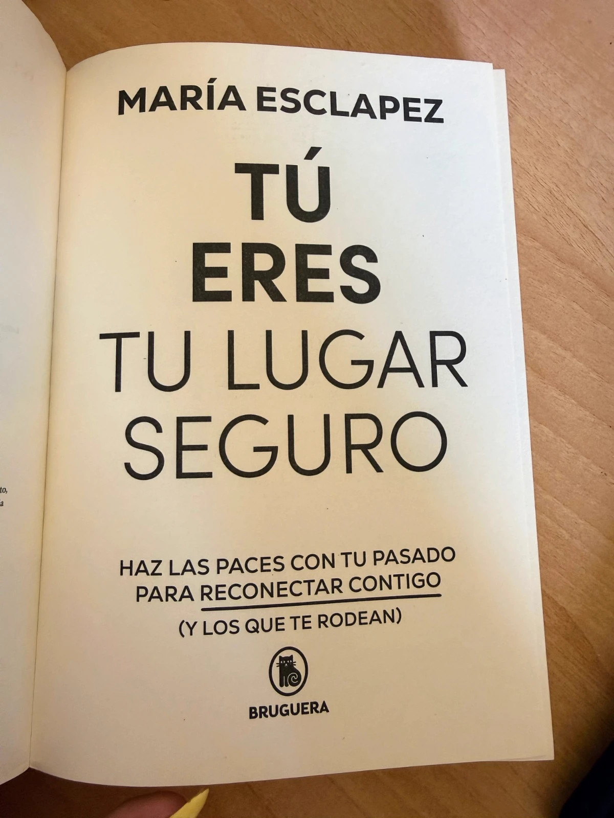 💖María Esclapez Tú eres tu lugar seguro – Libro como nuevo 4