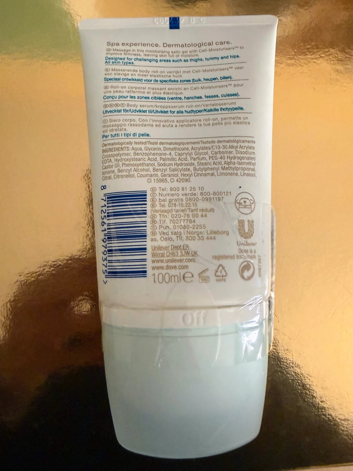 💛Dove DermaSpa Uplifted+ Body Roll-On 100 ml – Tratamiento corporal nuevo sin usar – Dove 2
