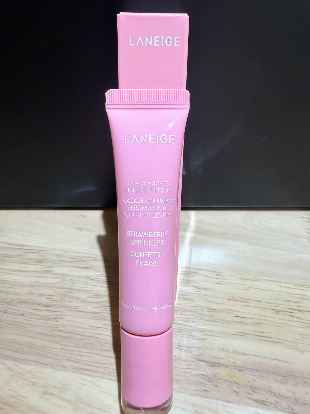 🍓 Laneige Glaze Craze Tinted Lip Serum Strawberry Sprinkles 12 g – Nuevo sin abrir – Laneige 2