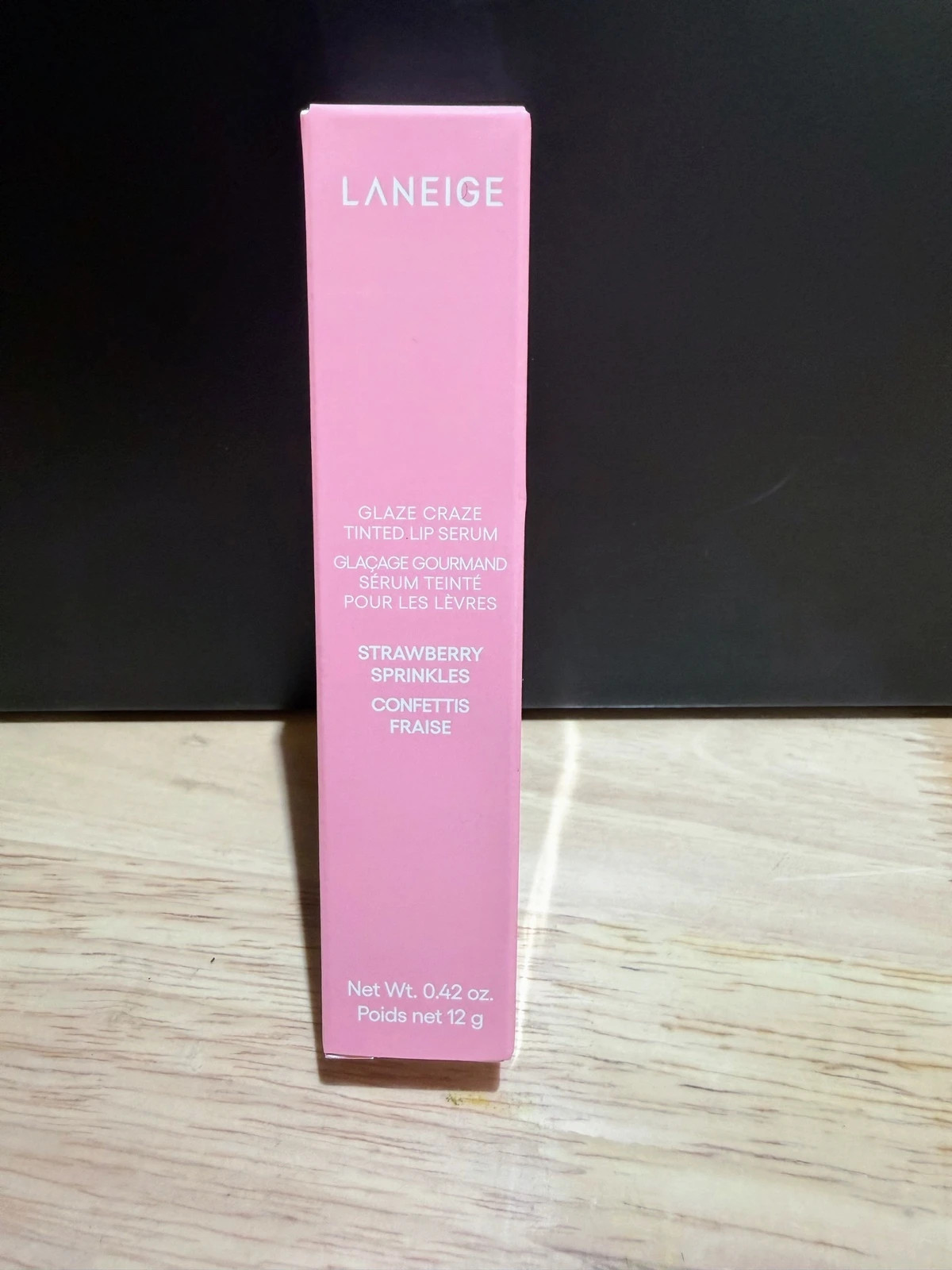 🍓 Laneige Glaze Craze Tinted Lip Serum Strawberry Sprinkles 12 g – Nuevo sin abrir