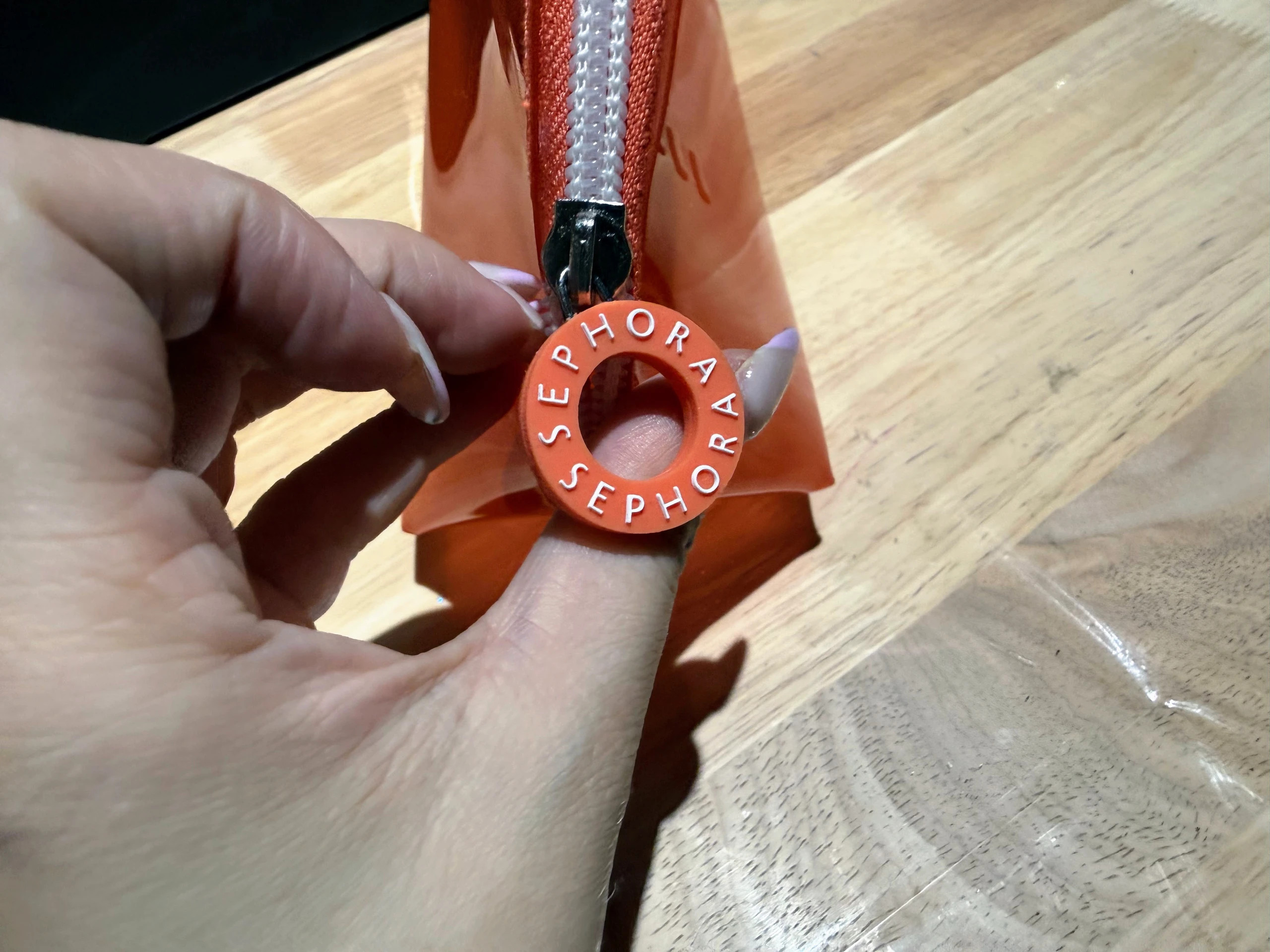 🧡Neceser Sephora Naranja Translúcido – Organizador maquillaje nuevo – Sephora 2