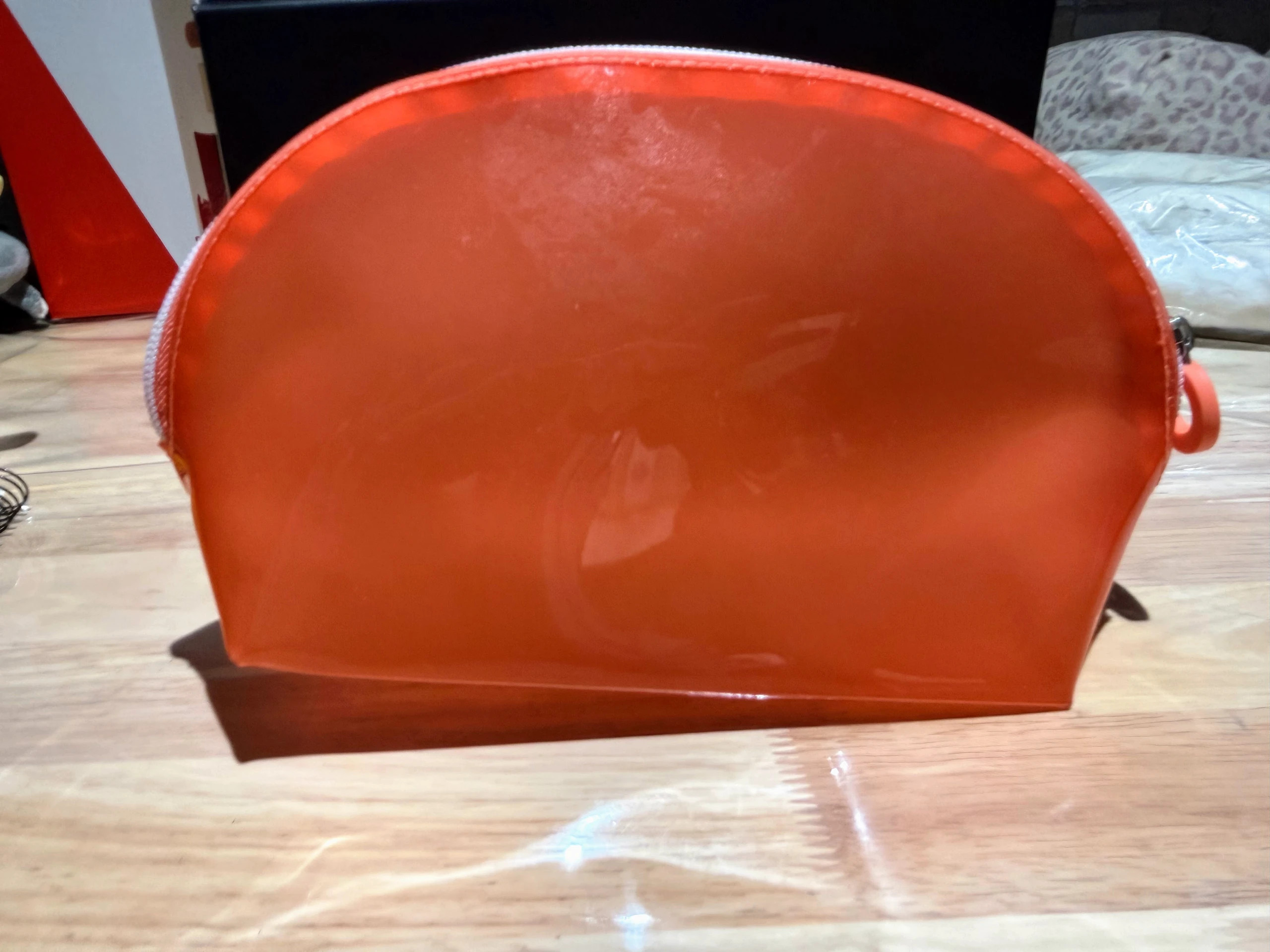 🧡Neceser Sephora Naranja Translúcido – Organizador maquillaje nuevo – Sephora 3