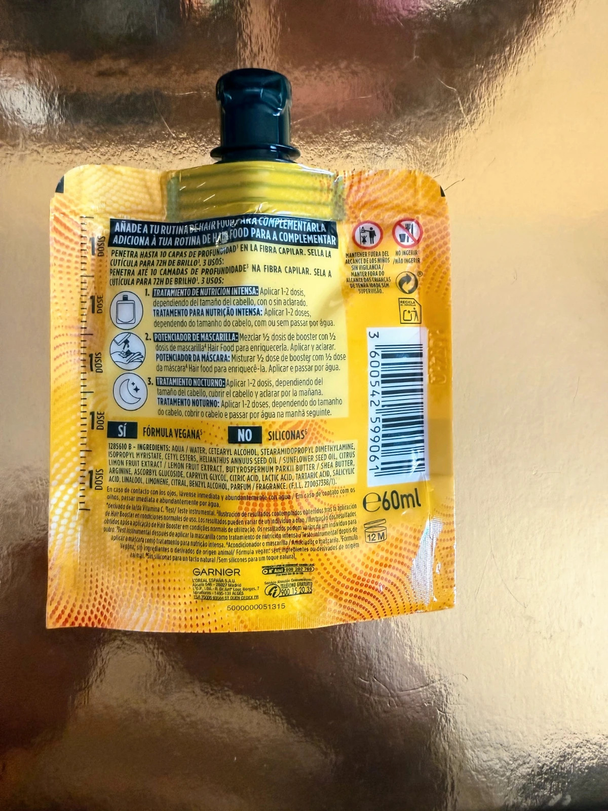 💖Garnier Fructis Hair Booster Vitamina C 60 ml | fortalecedor capilar💖 – Garnier 2