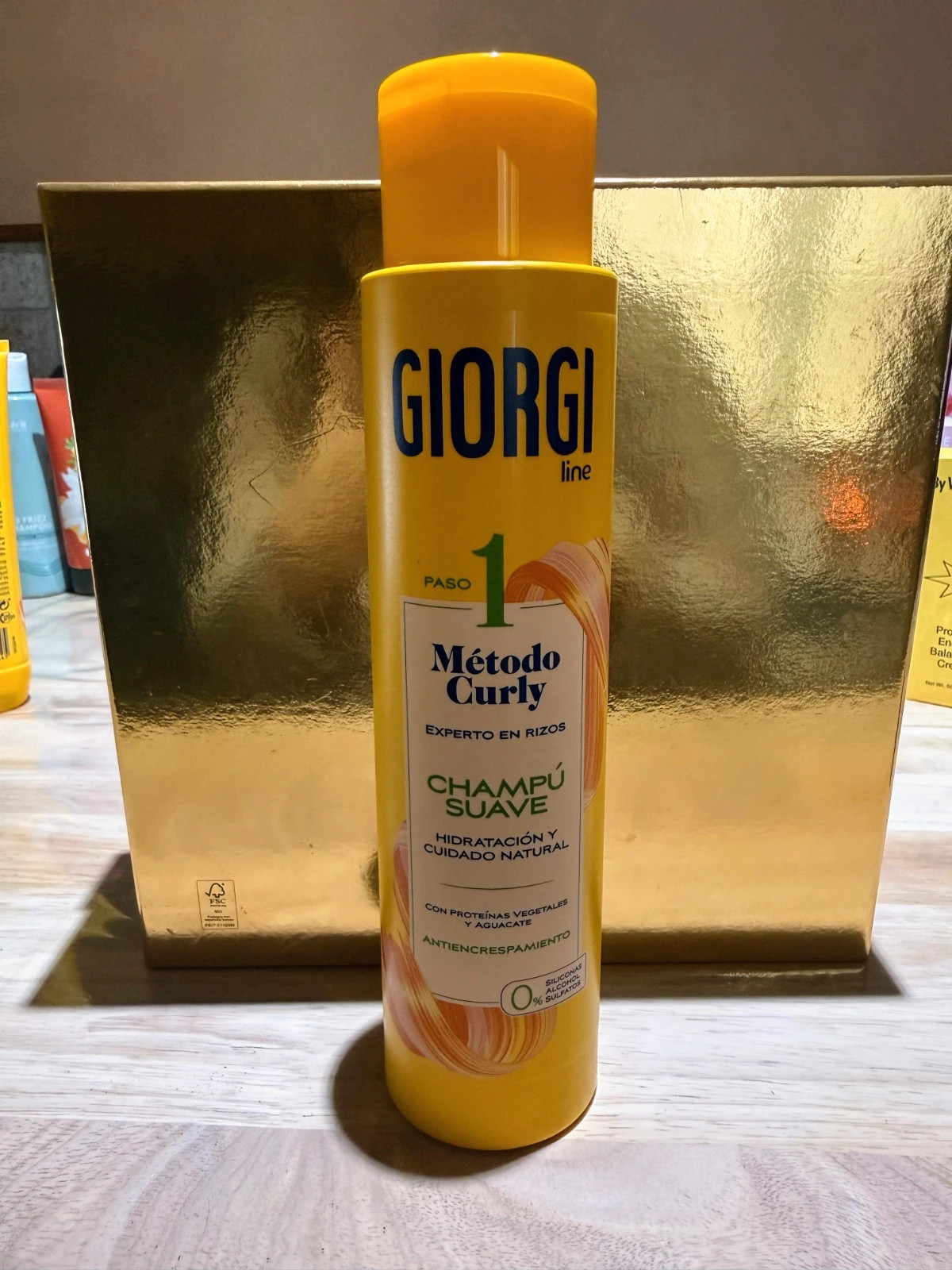 💚Giorgi Line Método Curly Champú Suave 350 ml | paso 1 limpieza rizos💚