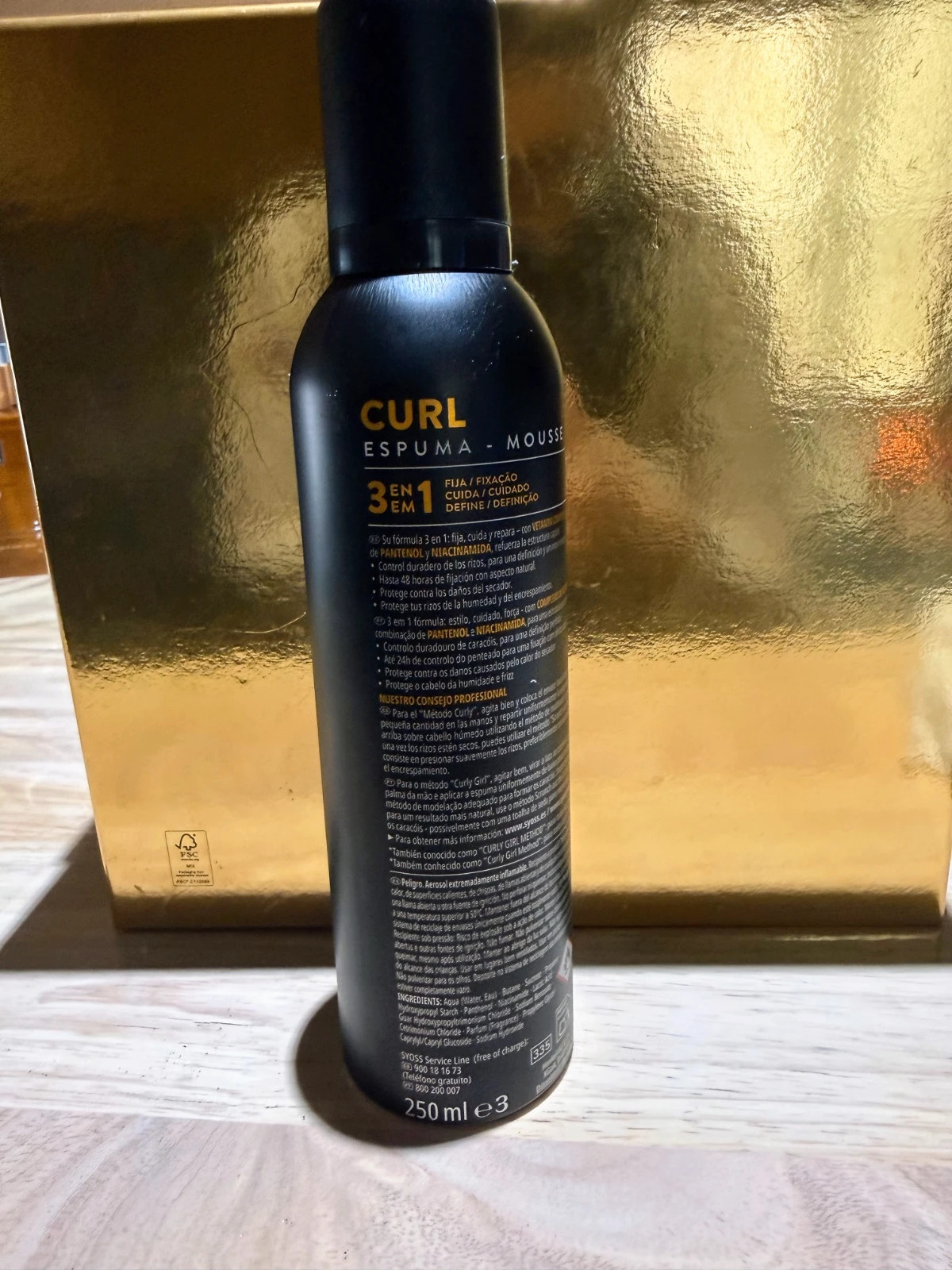 💚Syoss Curl Espuma Rizos 3 en 1 250 ml | mousse definición anti-frizz💚 – SYOSS 3