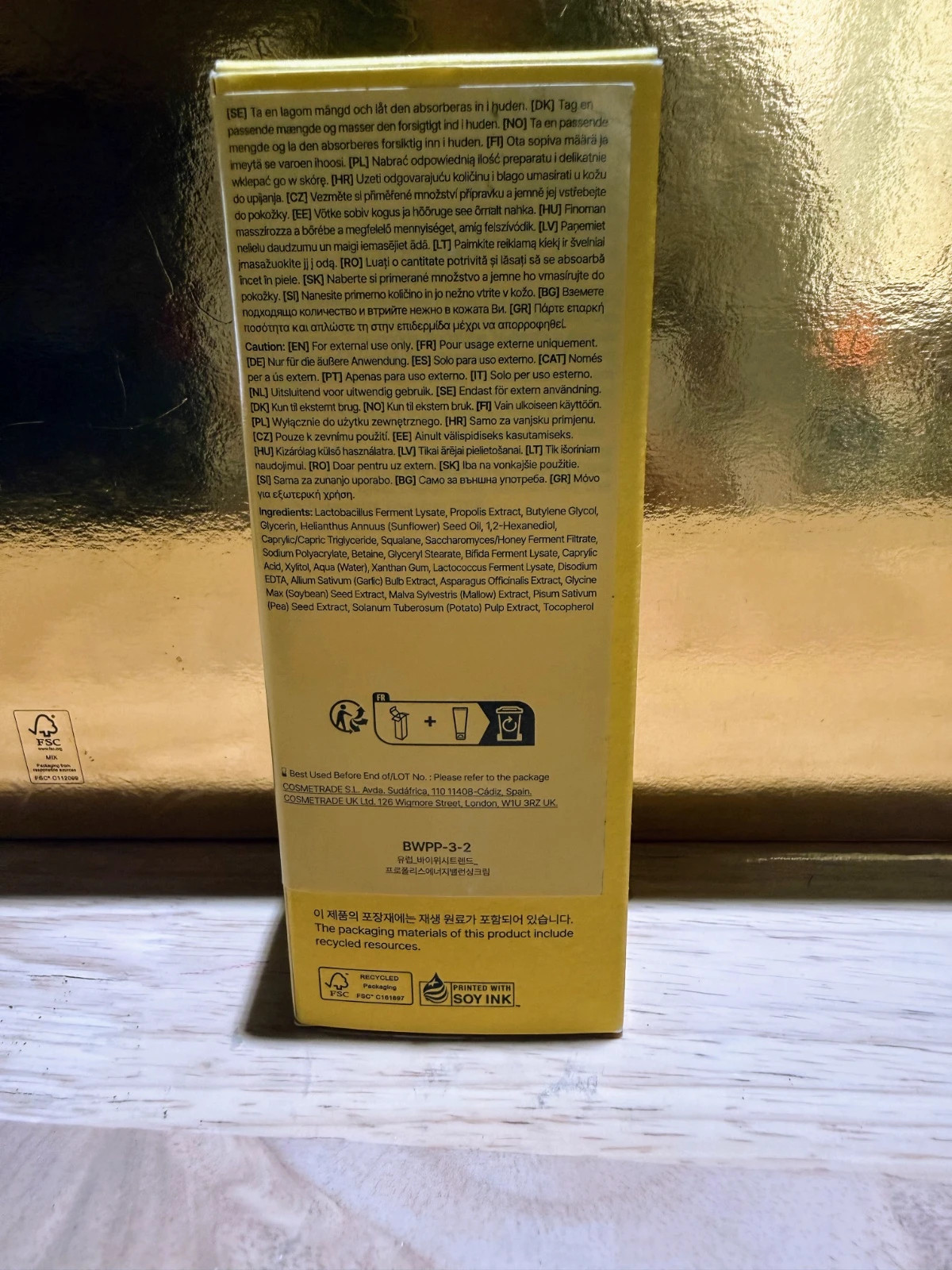 🍯By Wishtrend Propolis Energy Balancing Cream 50 g | crema hidratante facial🍯 – by wishtrend 5