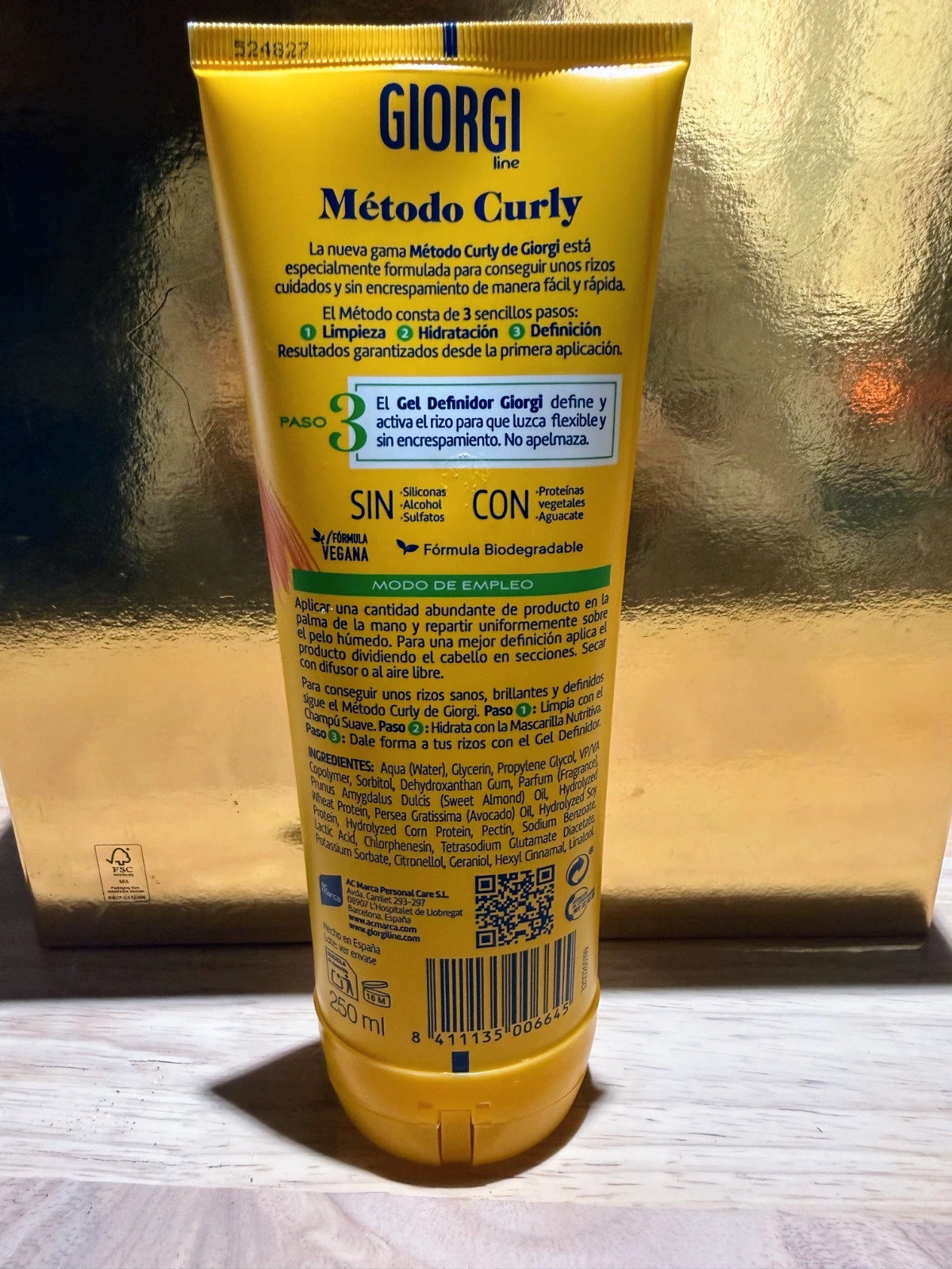 💛Giorgi Line Método Curly Gel Definidor 250 ml | rizos definidos anti-frizz💛 – Giorgi 3