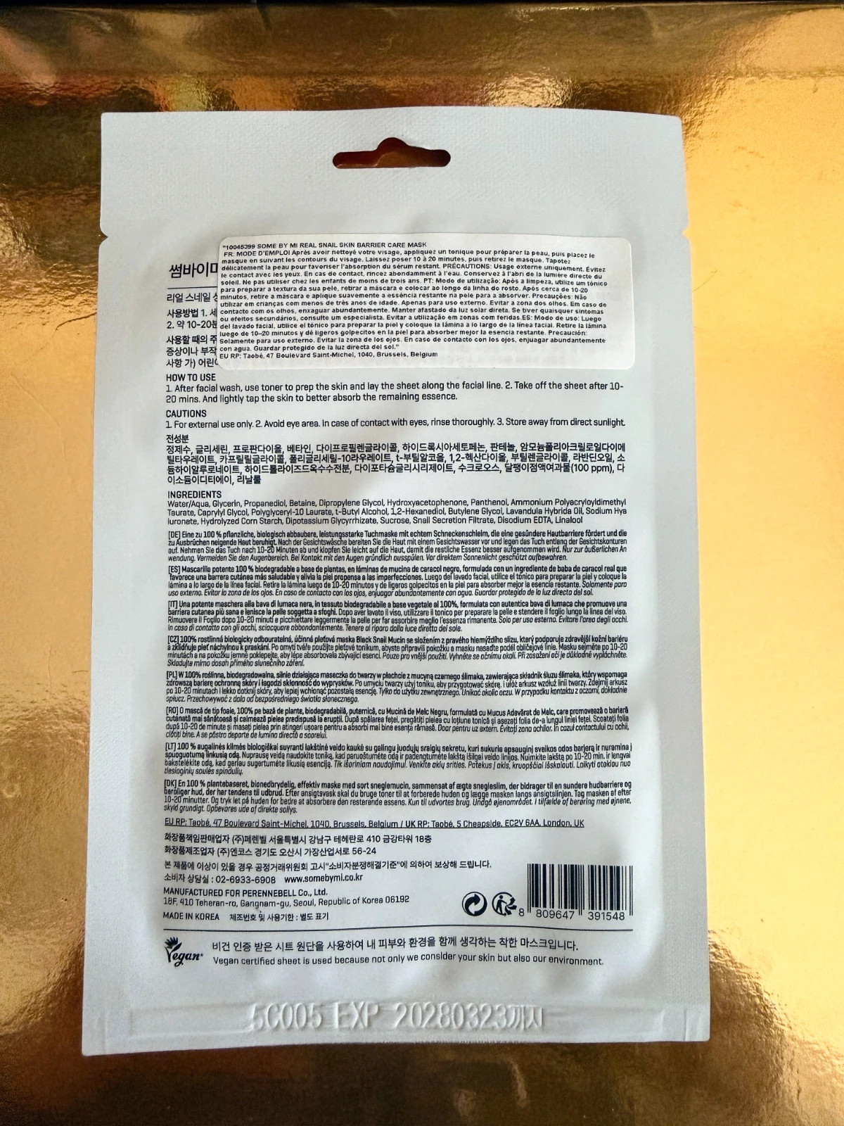 🐌Some By Mi Snail Mask Hidratante | mascarilla reparadora mucina de caracol🐌 – Some By Mi 2
