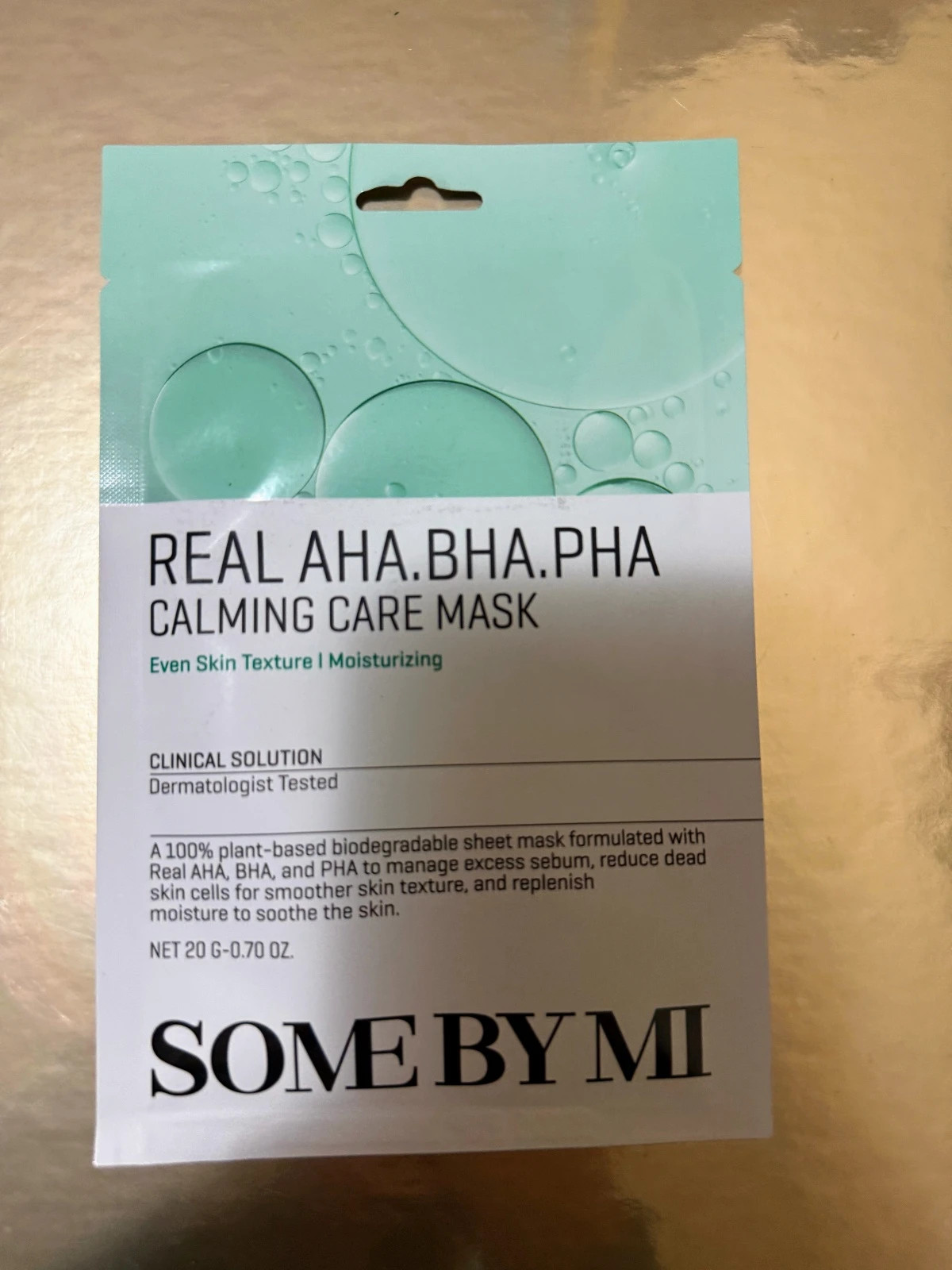 🌿Some by mi real aha.bha.pha calming care mask nueva mascarilla exfoliante, hidratante y suavizante🌿